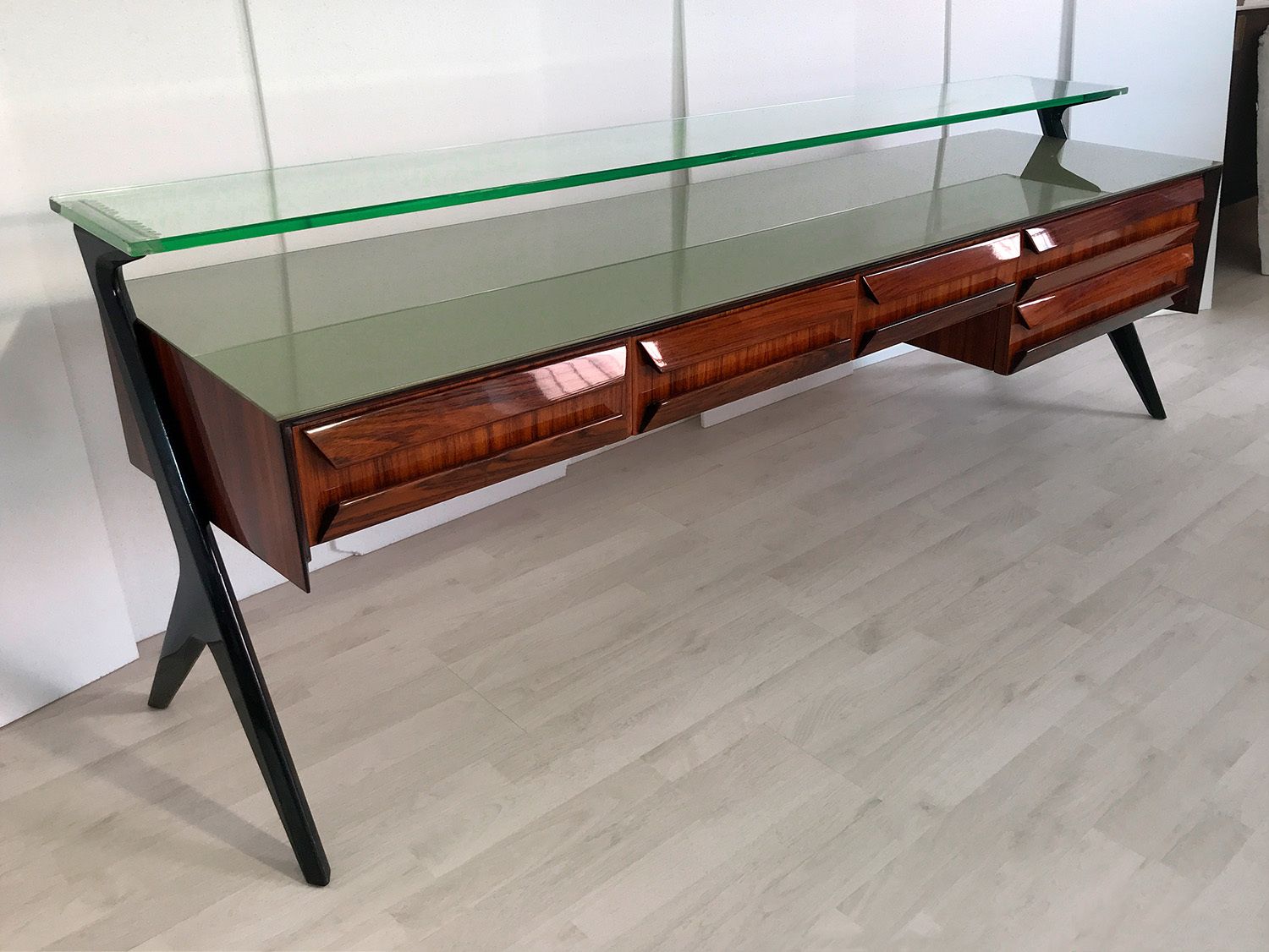 Italian Midcentury Sideboard Or Vanity Dresser By Vittorio & Plinio Dassi, 1950s photo 4500.0