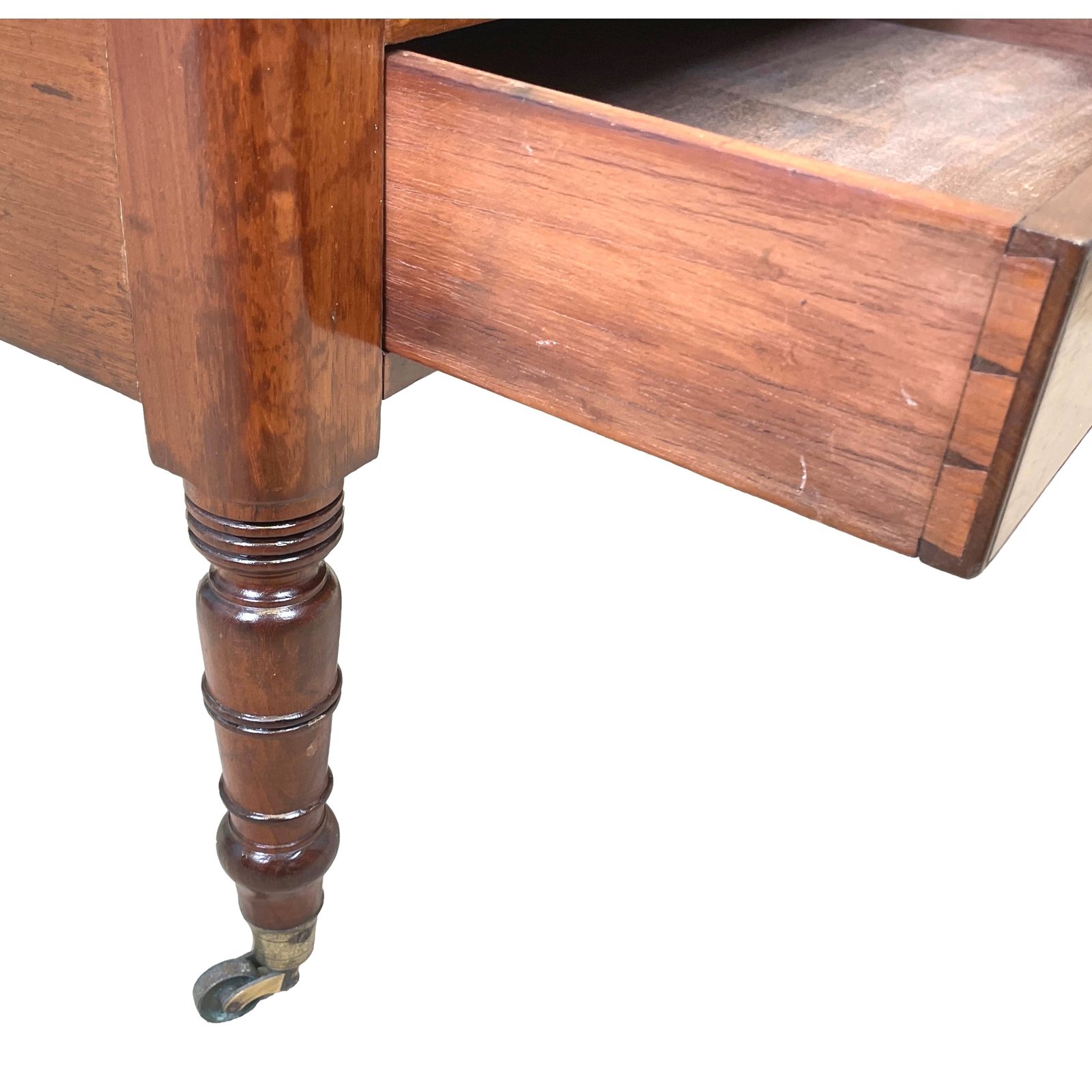 Regency Mahogany Antique Boat Shaped Canterbury  (England, Circa 1810) photo for sale