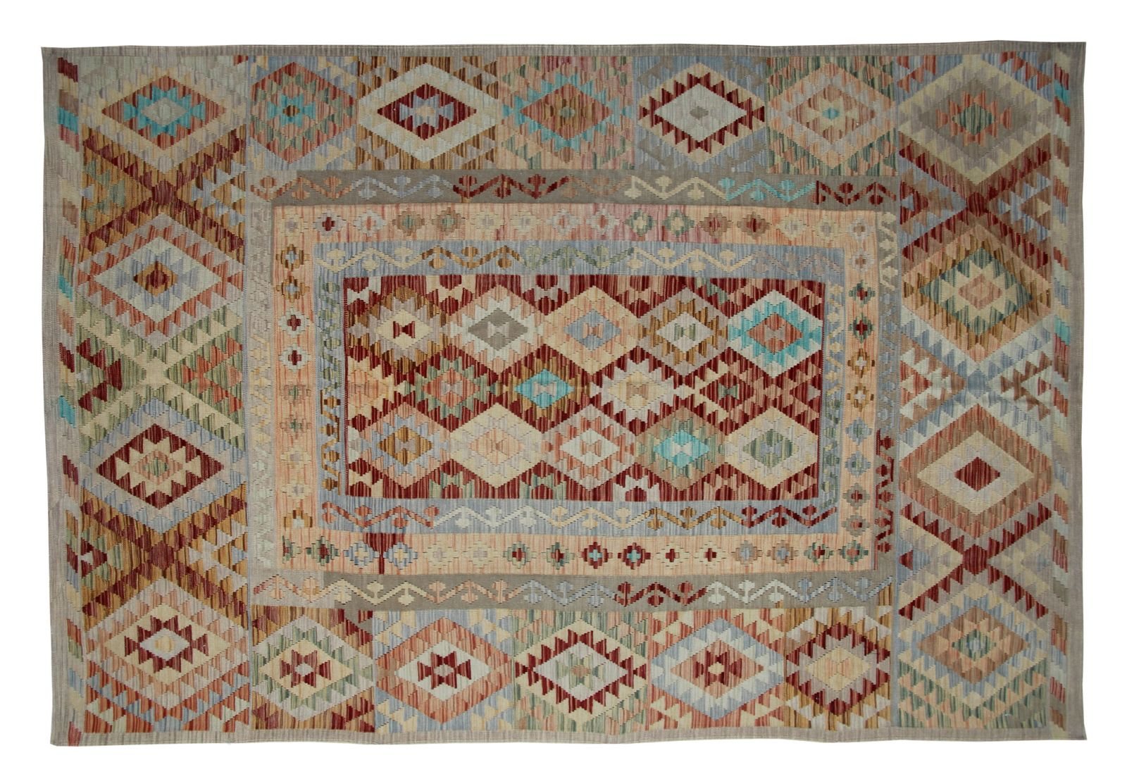 Oak Kilim Wool Handmade Carpet Rugs Oriental Kilim Rug  193x297cm photo buy