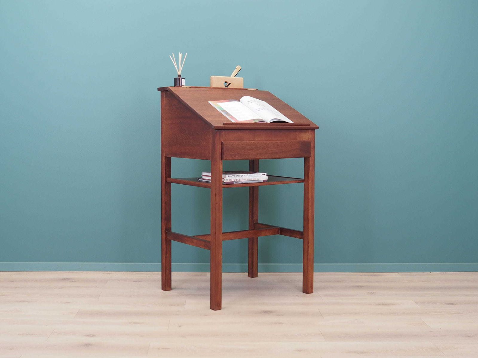 Mahonie Secretaire, Deens Design, Jaren 1960, Gemaakt In Denemarken photo 1049.0