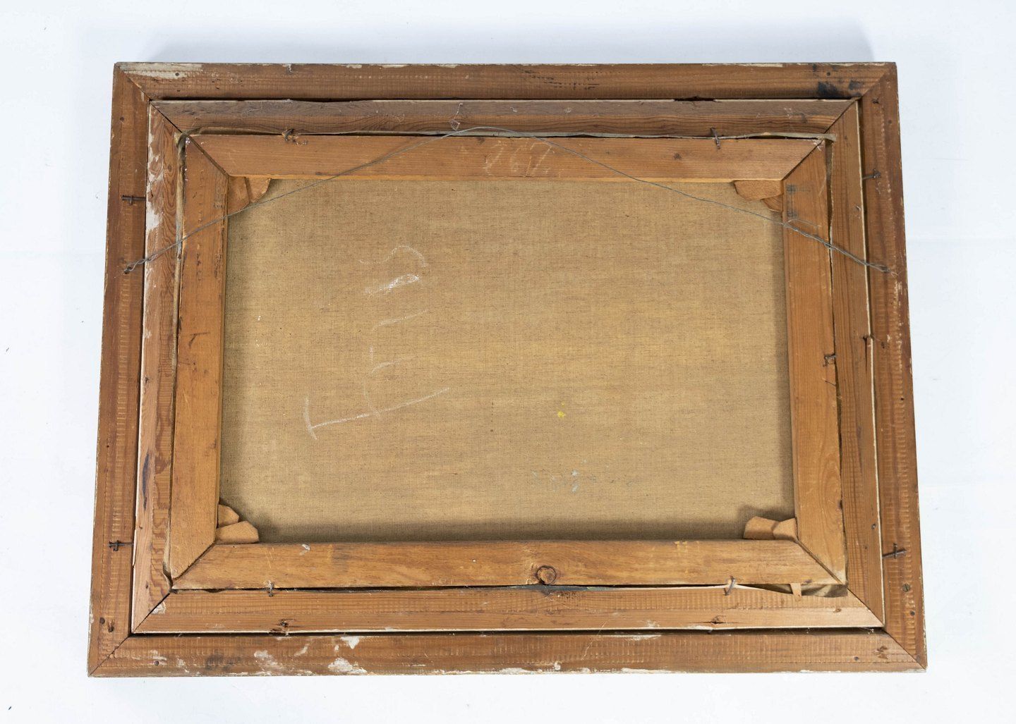 Oil Painting With Natural Motif And With Gilded Frame From The 1930s. photo Art