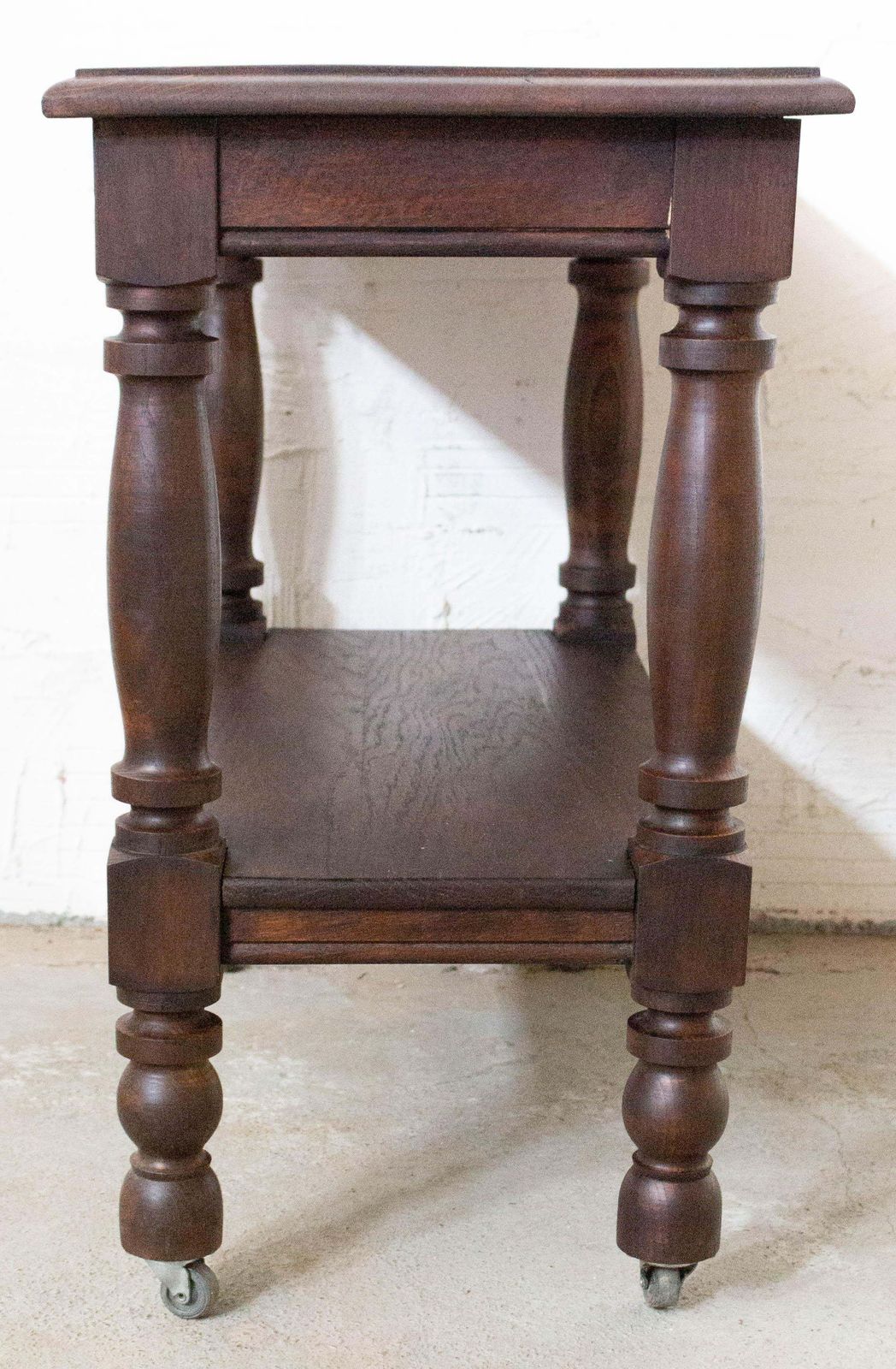 Console roulante française, table d'appoint ou meuble d'entrée, mid-century photo Mobilier