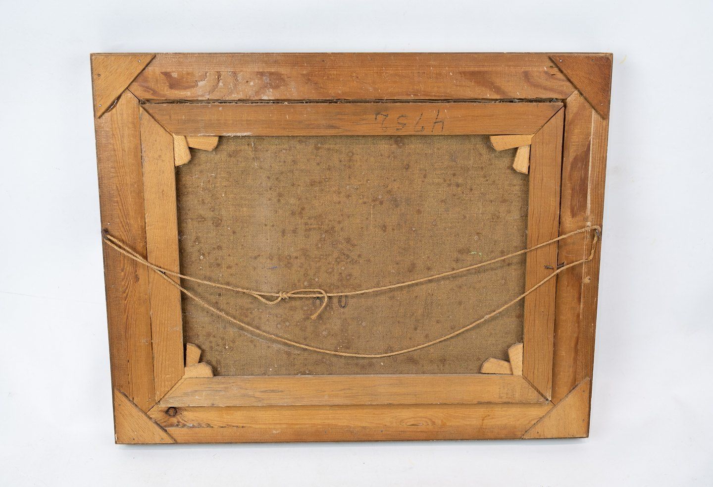 Oil Painting With Natural Motif And Gilded Frame By Carl Leo Frømming. photo Art