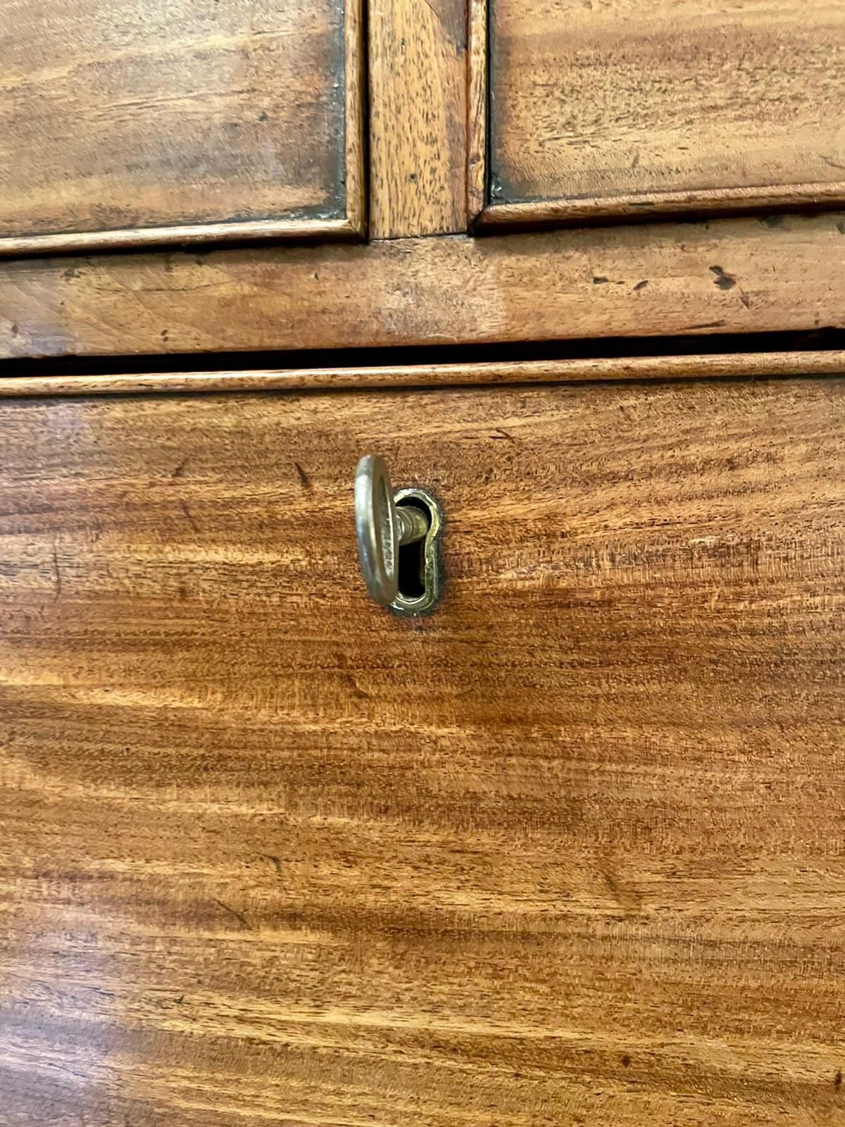 Antique George III Figured Mahogany Chest On Chest photo 4695.0