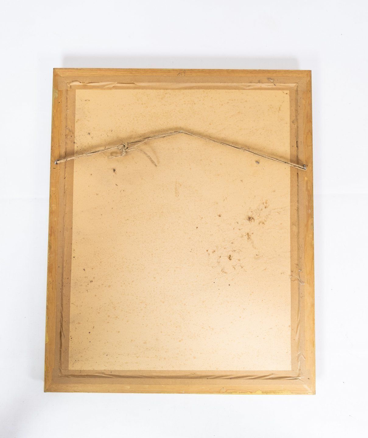Painting With Motif By Anholt And Gilded Frame, By Harald Hansen 1890 1967. photo 140.0