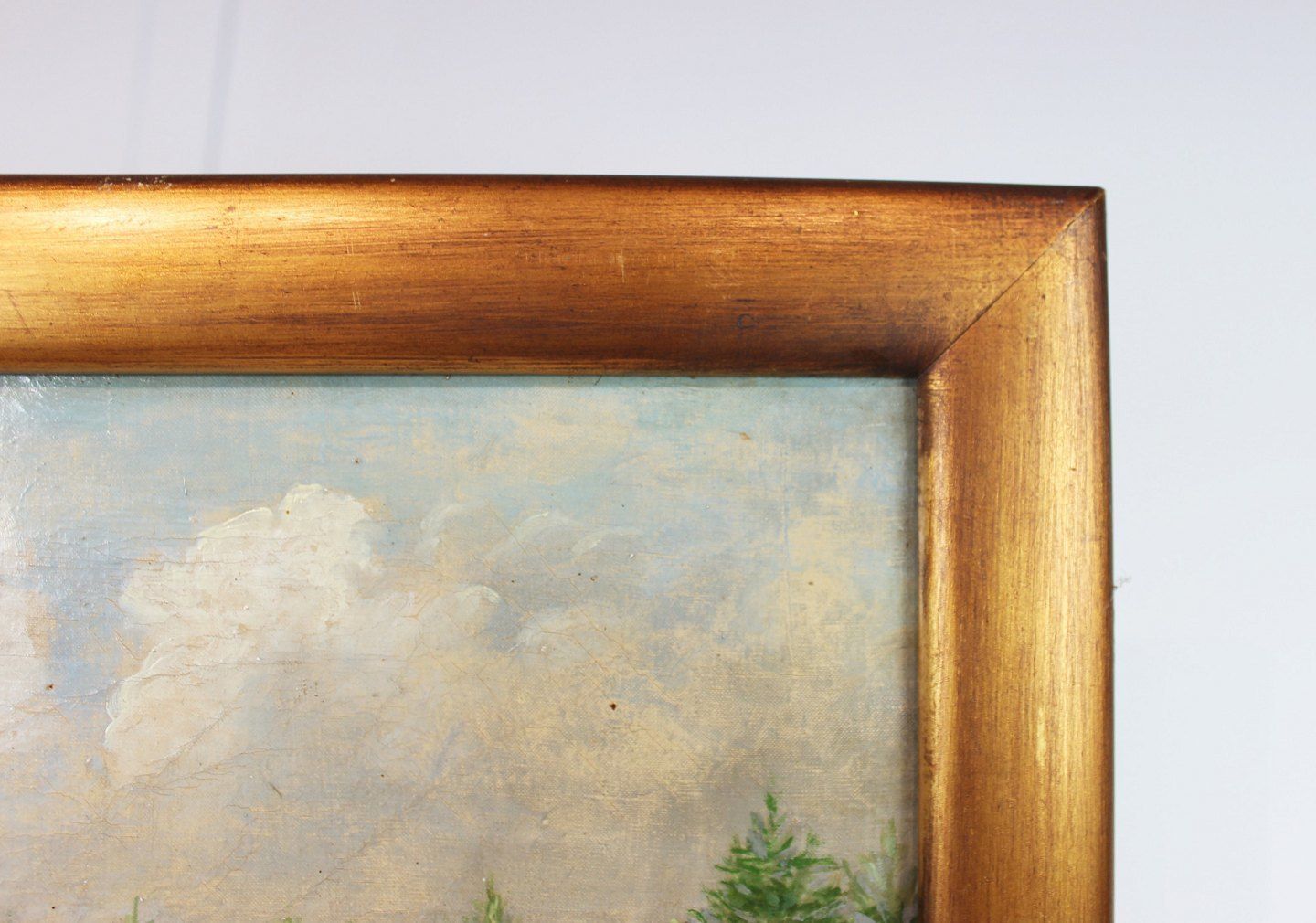 Oil Painting With Beach Motif With Unknown Signature From 1990. photo for sale