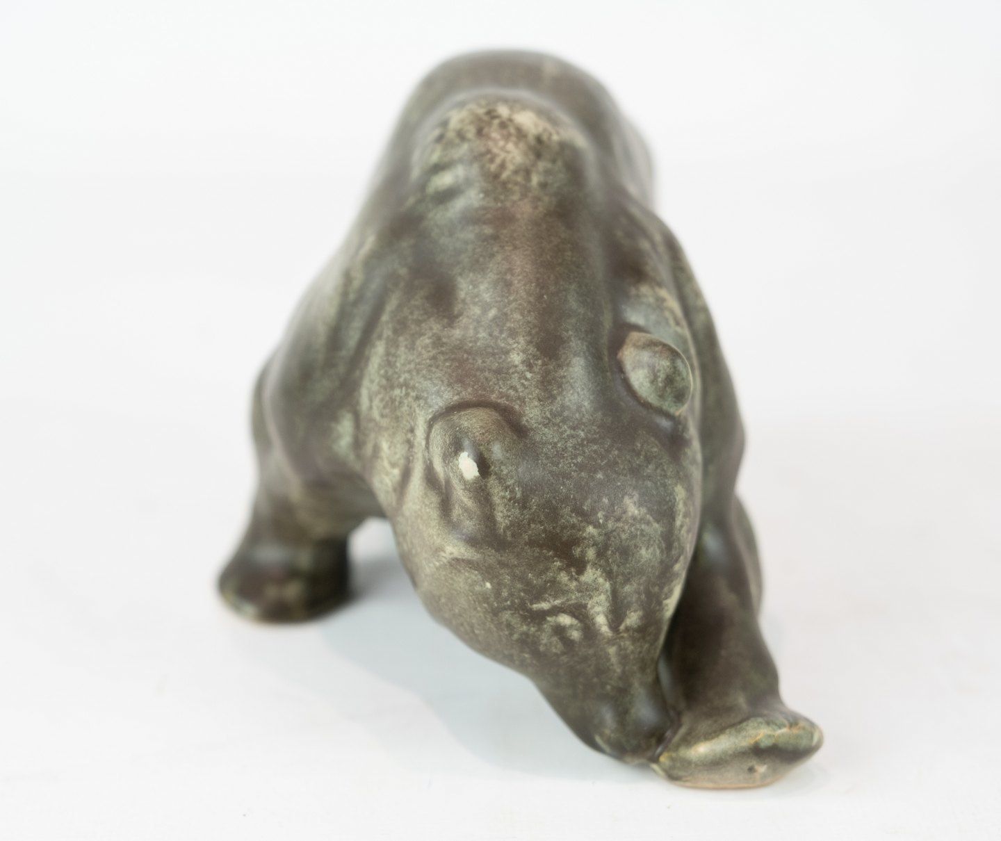 Stoneware Figure In The Shape Of Bear, No. 11 From Bornholm. photo furniture