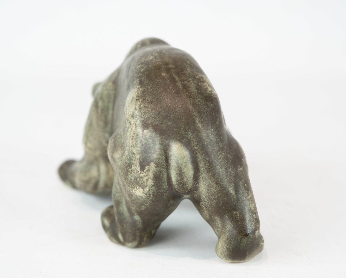 Stoneware Figure In The Shape Of Bear, No. 11 From Bornholm. photo Art