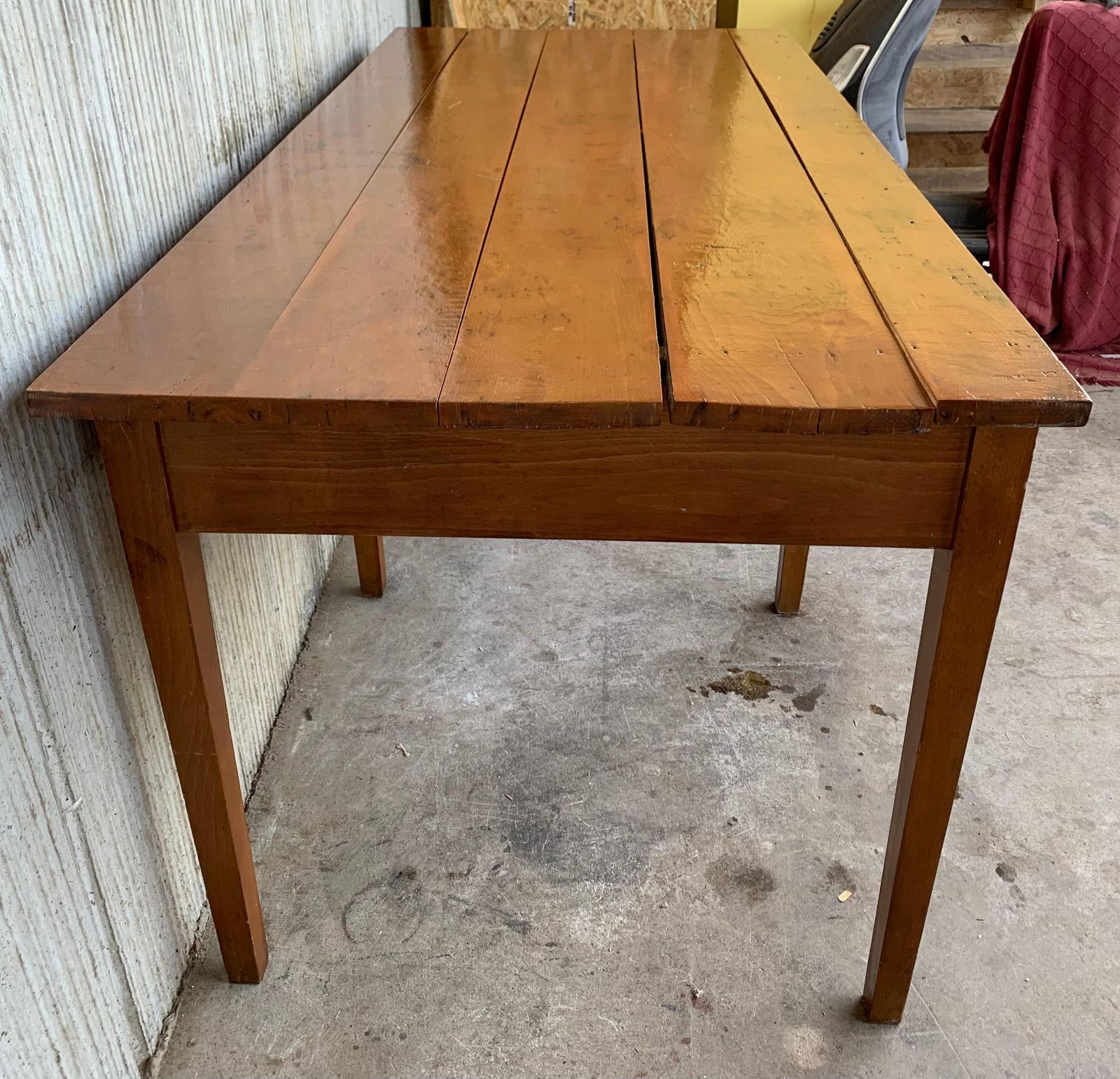 Table de ferme espagnole Mobila, début du XXe siècle photo vinterior
