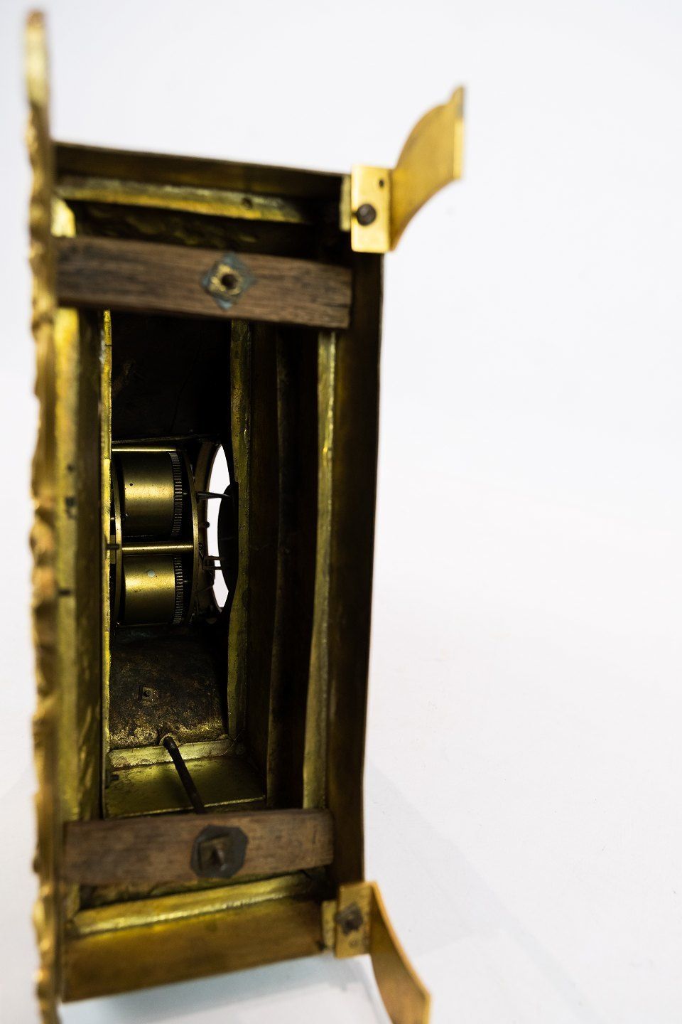 French Clock Of Gilded Bronze From The 1820s. photo 1115.0