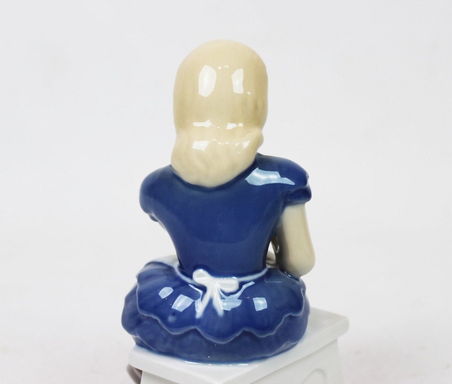 Porcelain Figure Of Girl With Flowers No .: 2298 By B&G. photo for sale