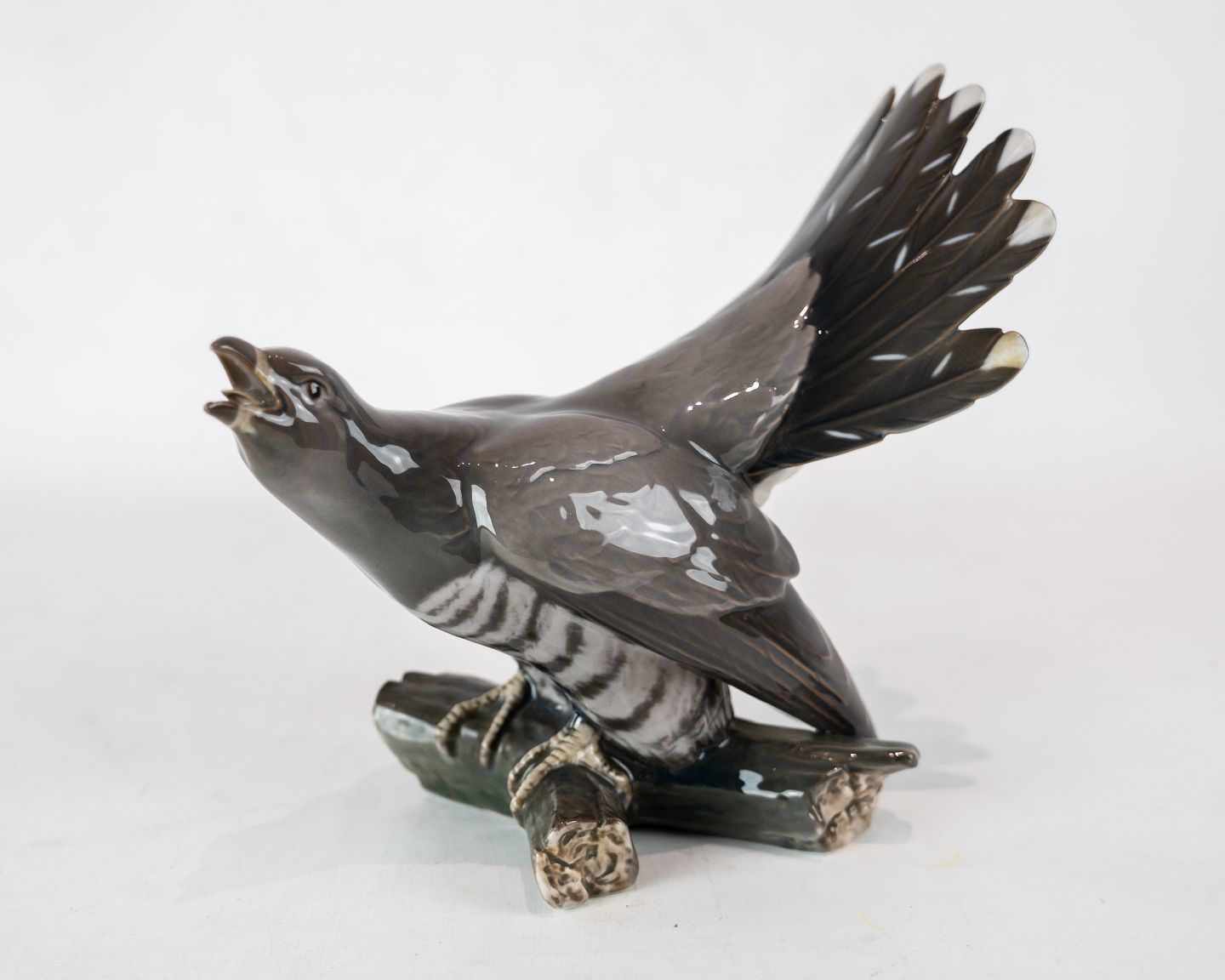 Porcelain Figure In The Shape Of A Cuckoo, No .: 1770 By Bing And Grondahl.