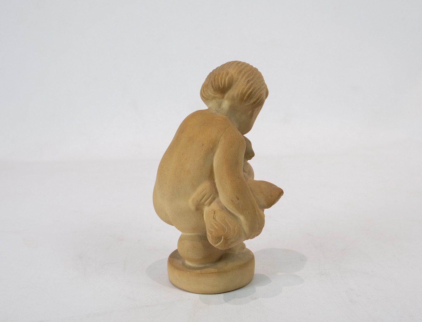 Clay Figure Calls Leda And The Swan By Herman A. Kähler. photo for sale