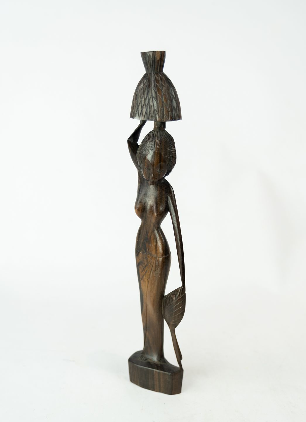 African Figure In The Form Of Woman Of Rosewood.