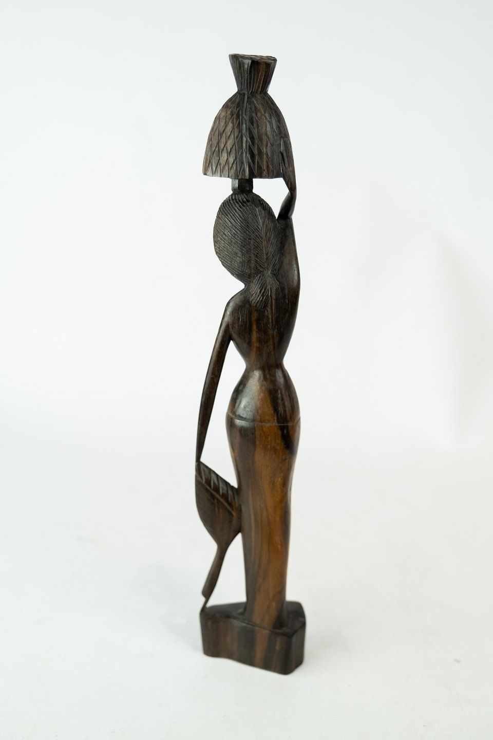 African Figure In The Form Of Woman Of Rosewood. photo for sale
