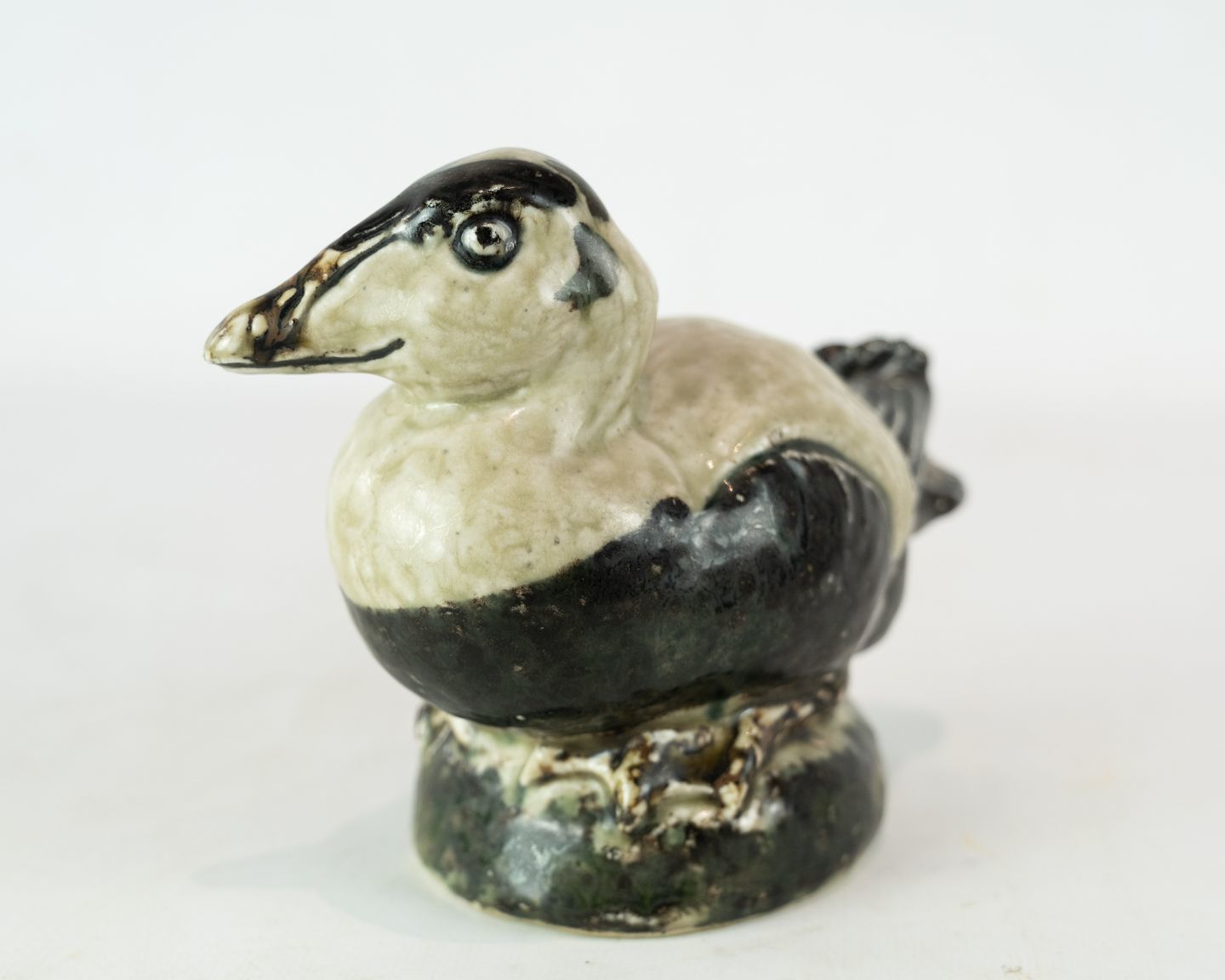 Kgl. Stoneware Figure In The Shape Of A Bird No .: 21410
