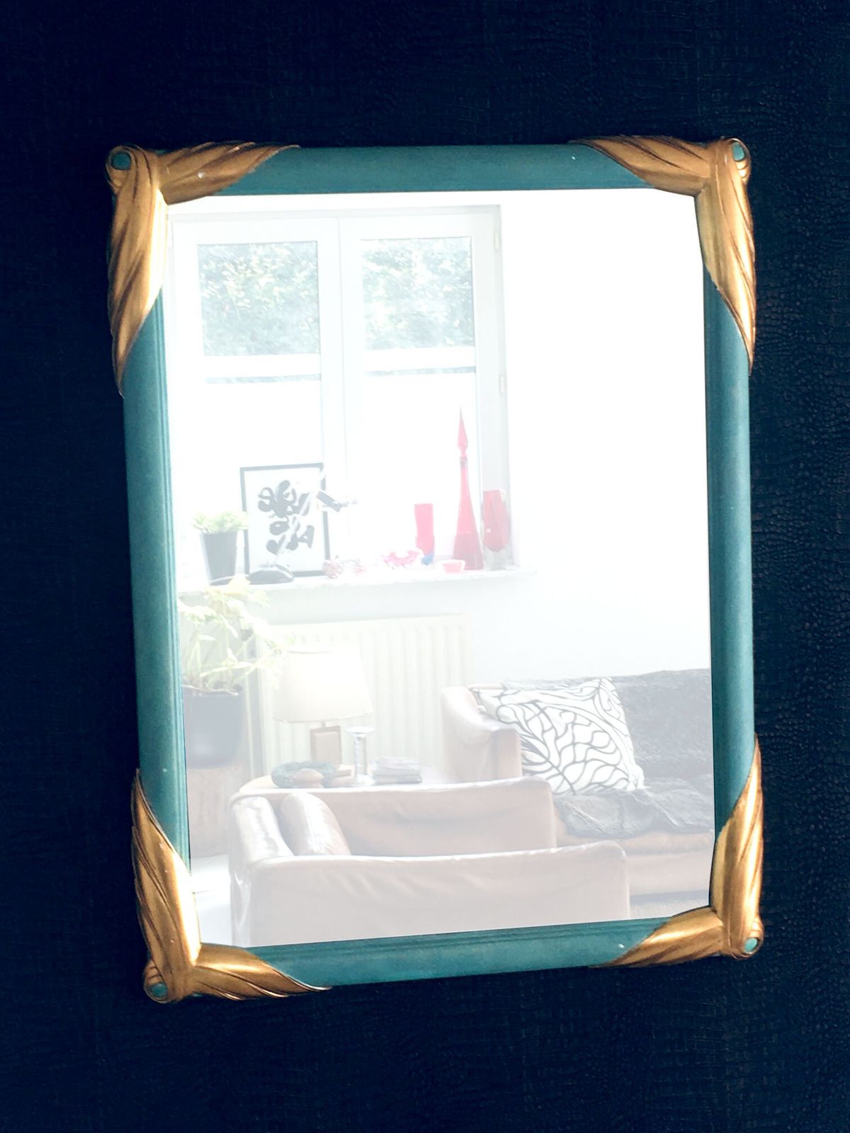 Xl Hollywood Regency Stijl Ingelijste Spiegel Van Deknudt Mirrors, België, Jaren 1970 photo furniture