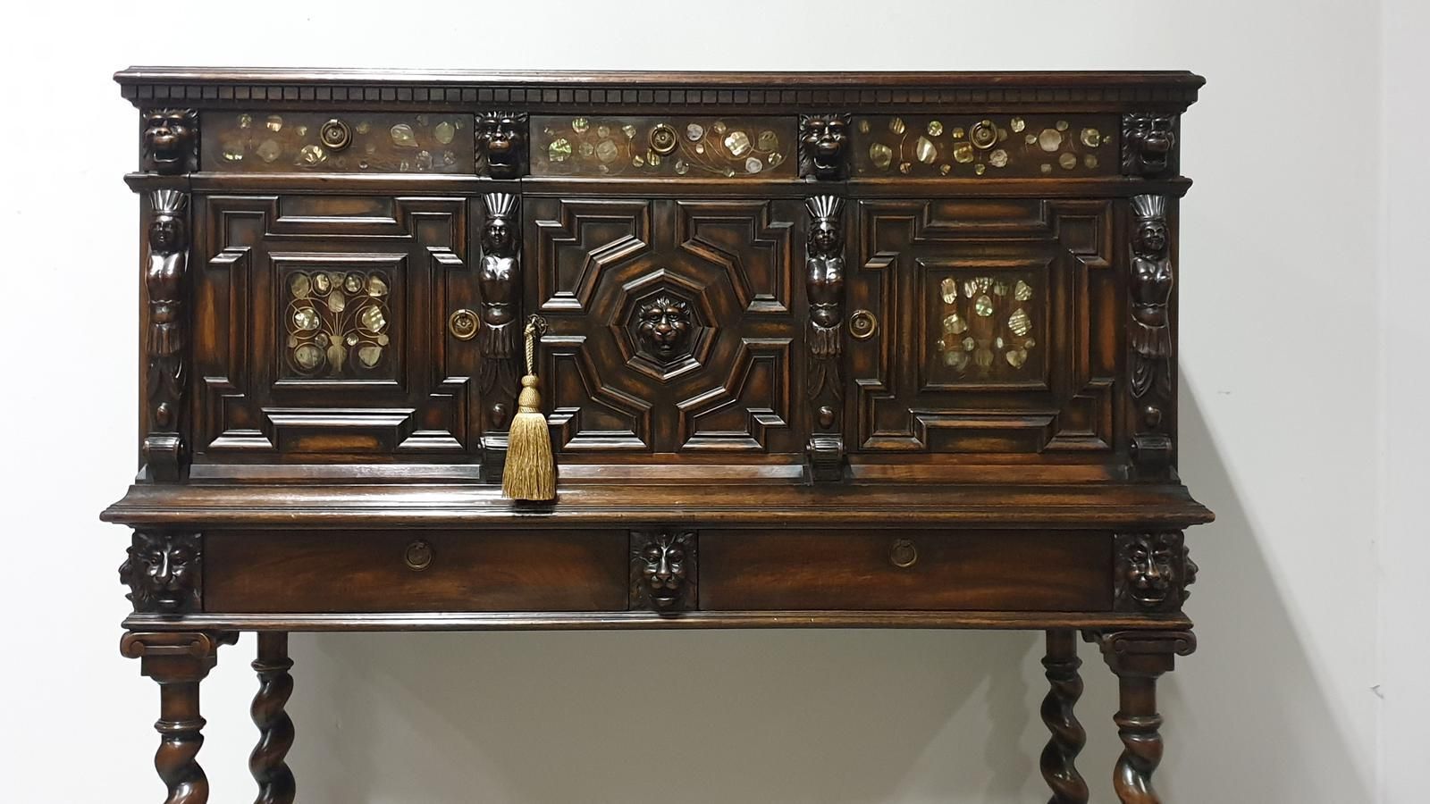 Superb Walnut Cabinet On Stand photo for sale