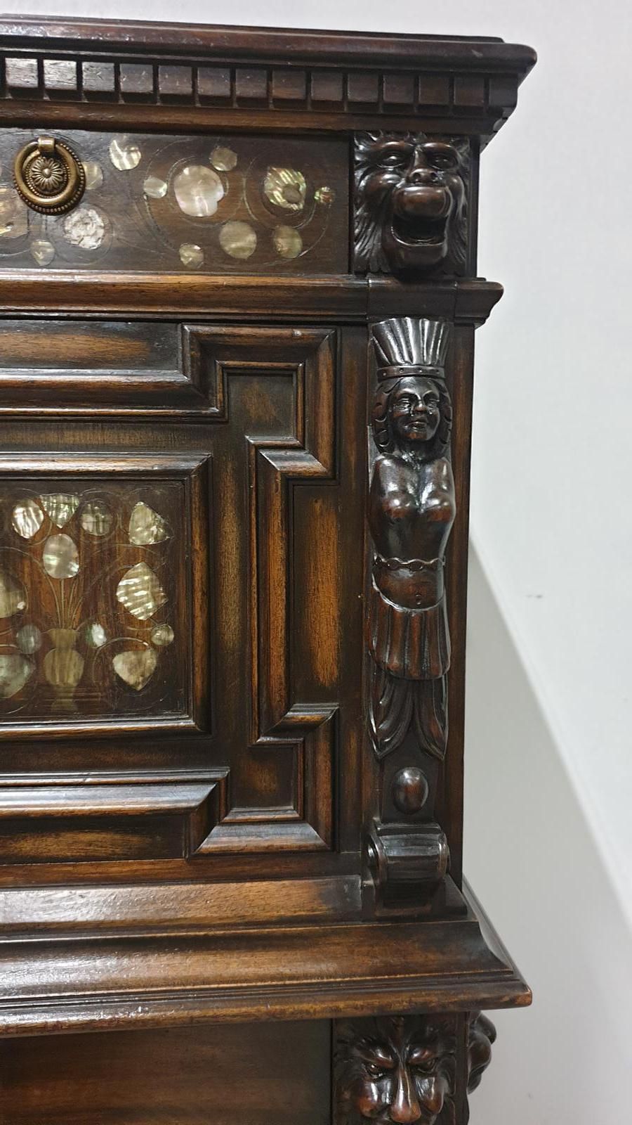 Superb Walnut Cabinet On Stand photo buy