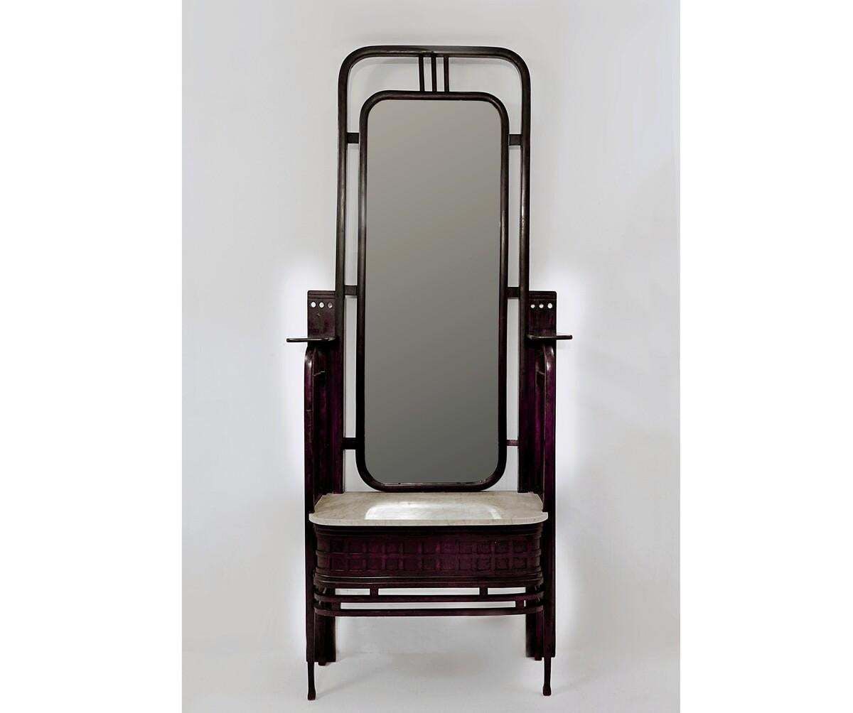 photo for sale Art Nouveau Hall Stand In The Style Of Joseph Hoffmann, 1930s