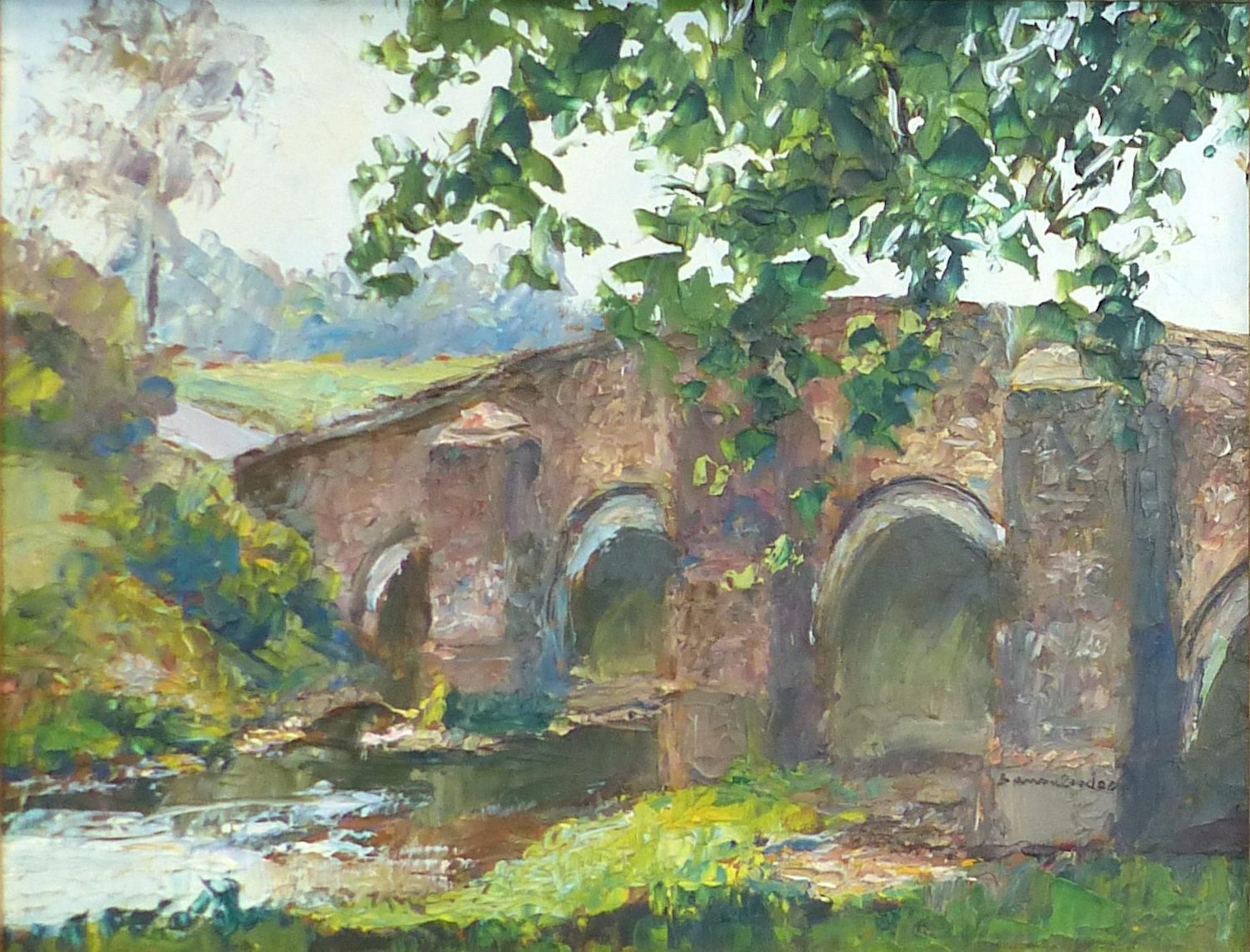 Piero Sansalvadore, 'Chithurst Bridge, Sussex' (C. Late 1940s)