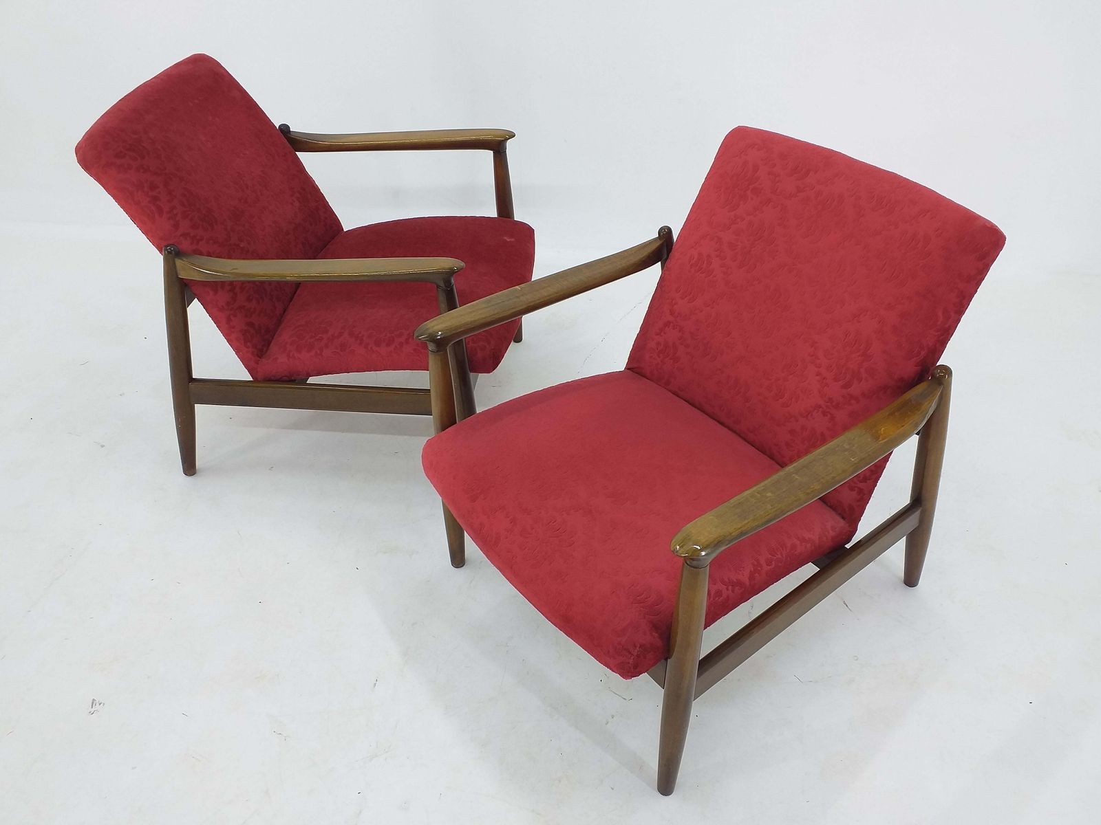 Pair Of Midcentury Armchairs, Edmund Homa, 1960s photo vinterior