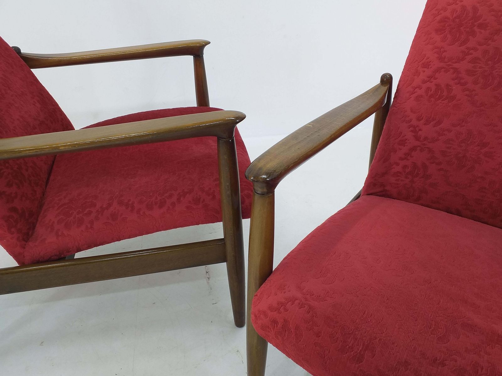 Pair Of Midcentury Armchairs, Edmund Homa, 1960s photo buy