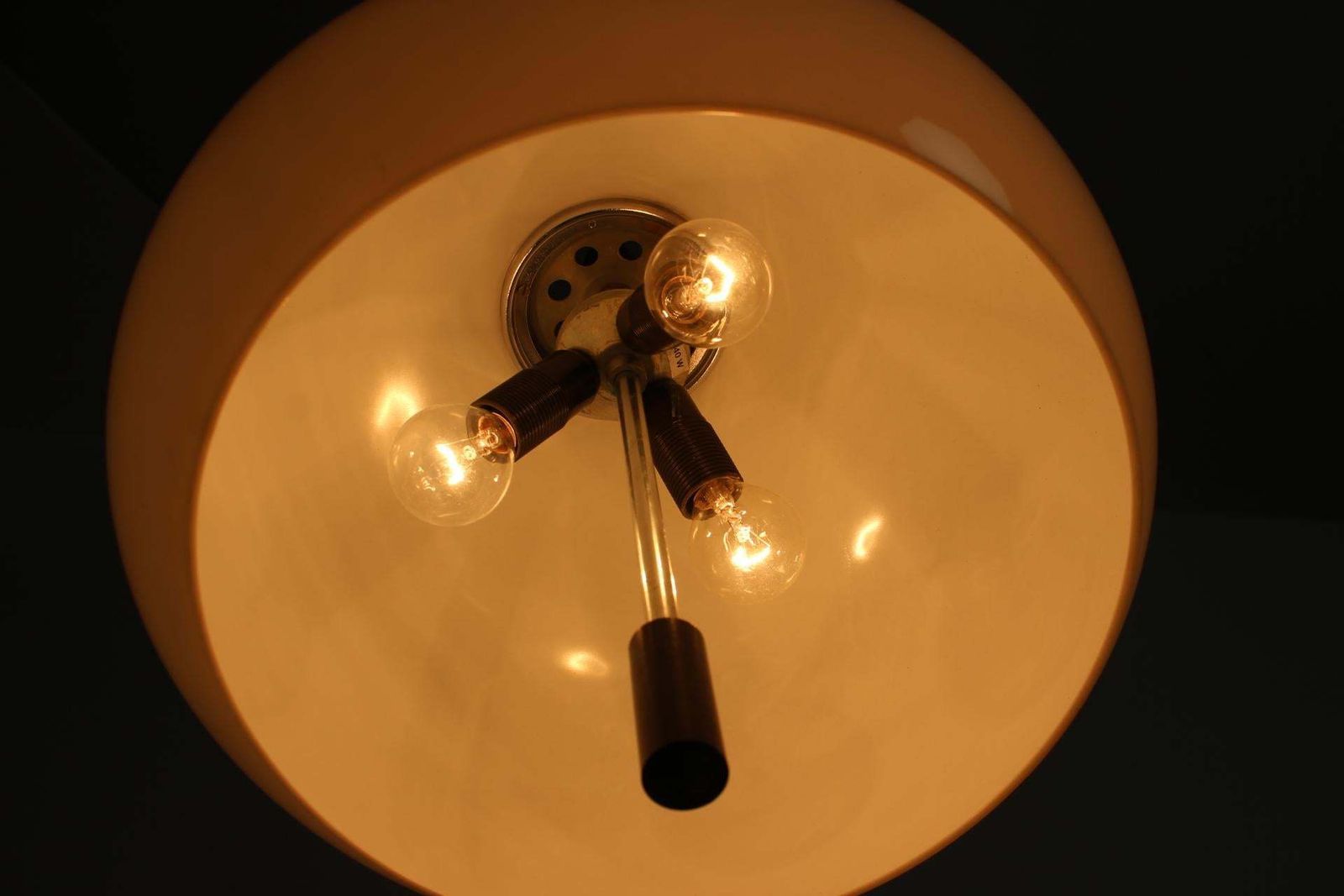 Lighting Mid Century Big Pendant Designed By Harvey Guzzini, Meblo, 1970’s photo