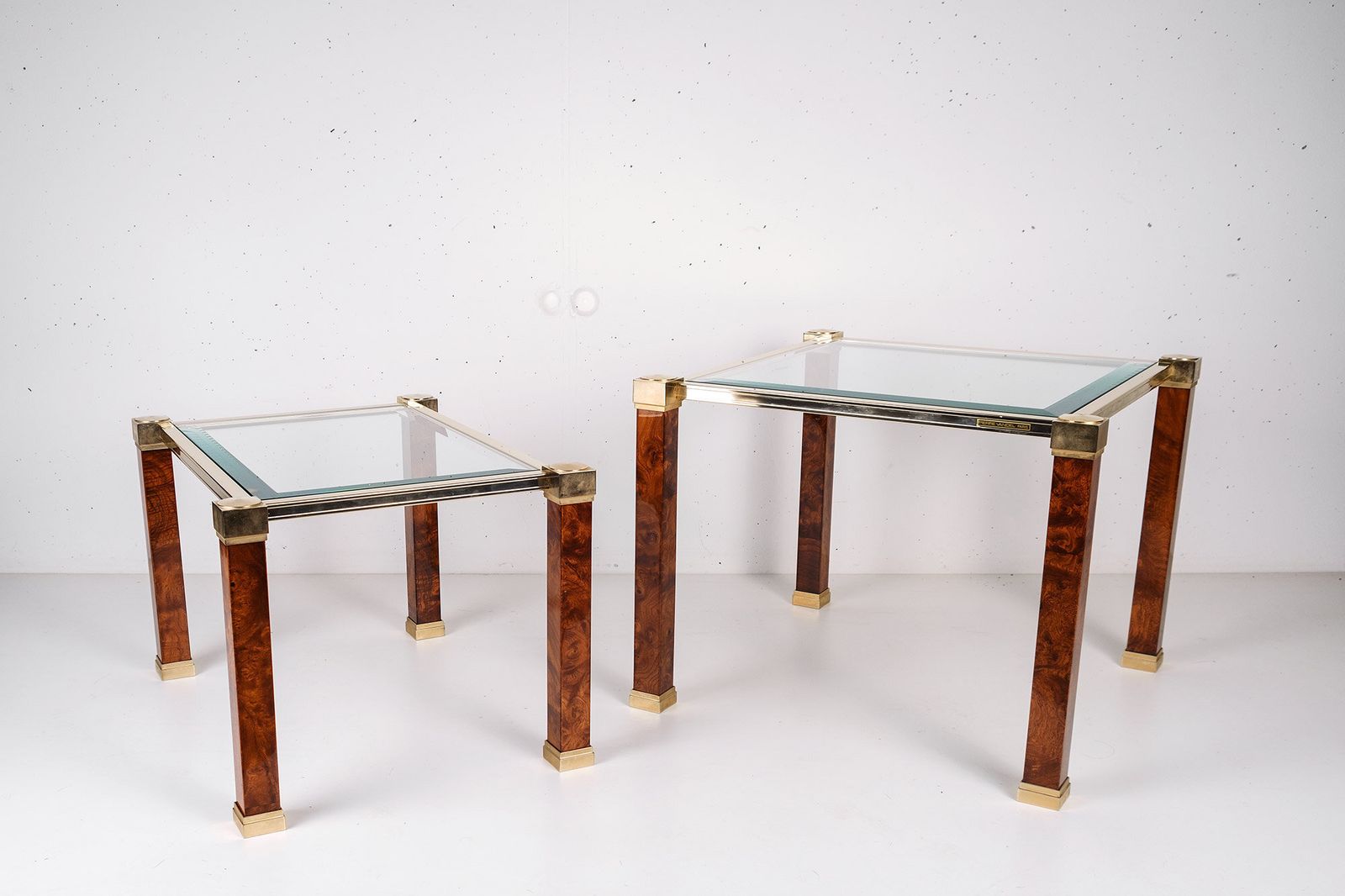 Rare Couple Of Two Tier Side Tables By Pierre Vandel, Paris photo Furniture