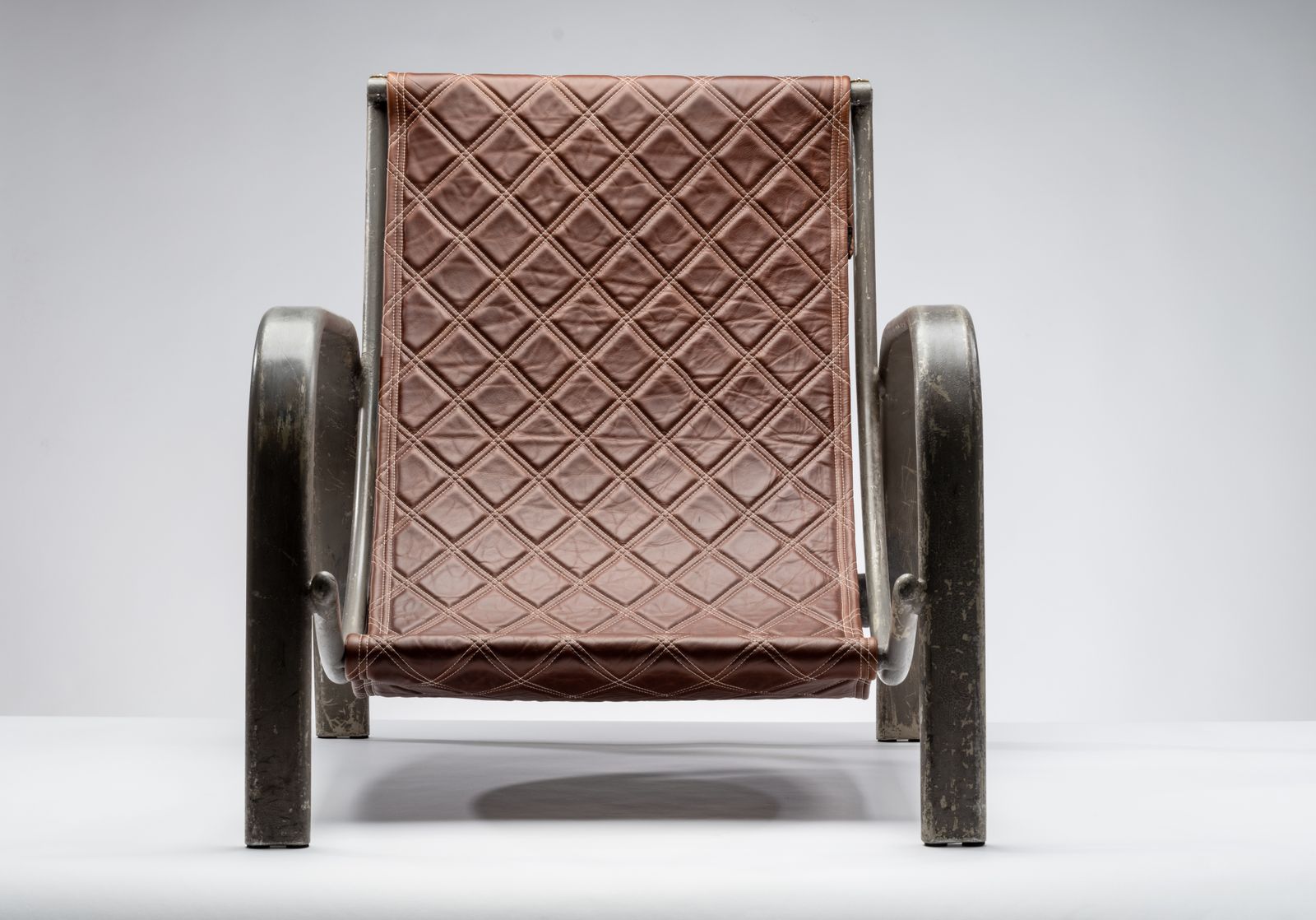 The One Of A Kind World War One 'Blimp' Airframe Leather Sling Chair, Made From An Original 1917 Airship Frame With Incredible Provenance.. photo furniture