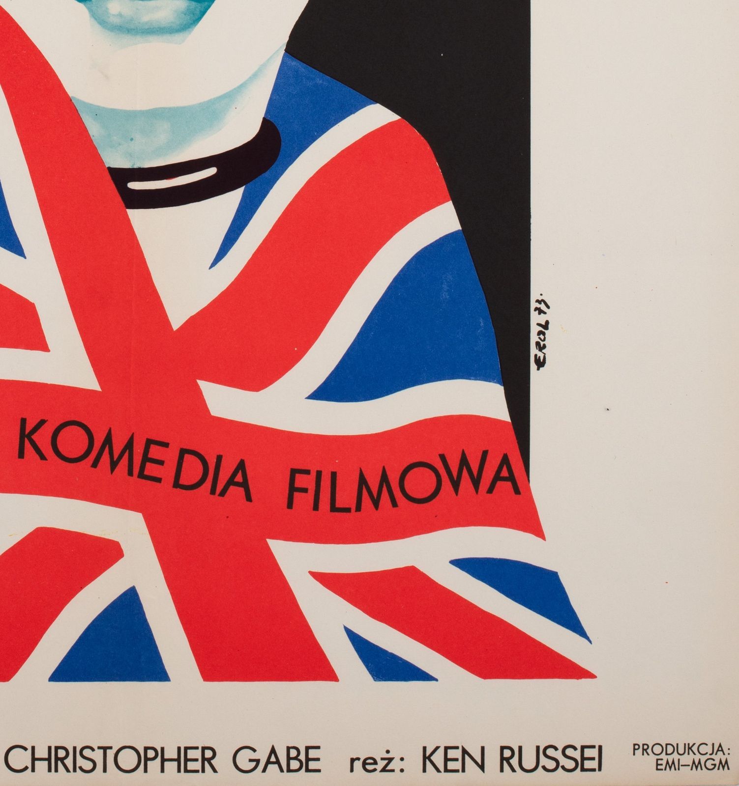 The Boyfriend 1973 Polish A1 Film Movie Poster, Erol photo vintage
