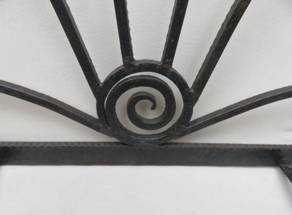 2849.2 French Art Deco Umbrella Stand In Wrought Iron In The Style Of Edgar Brandt photo