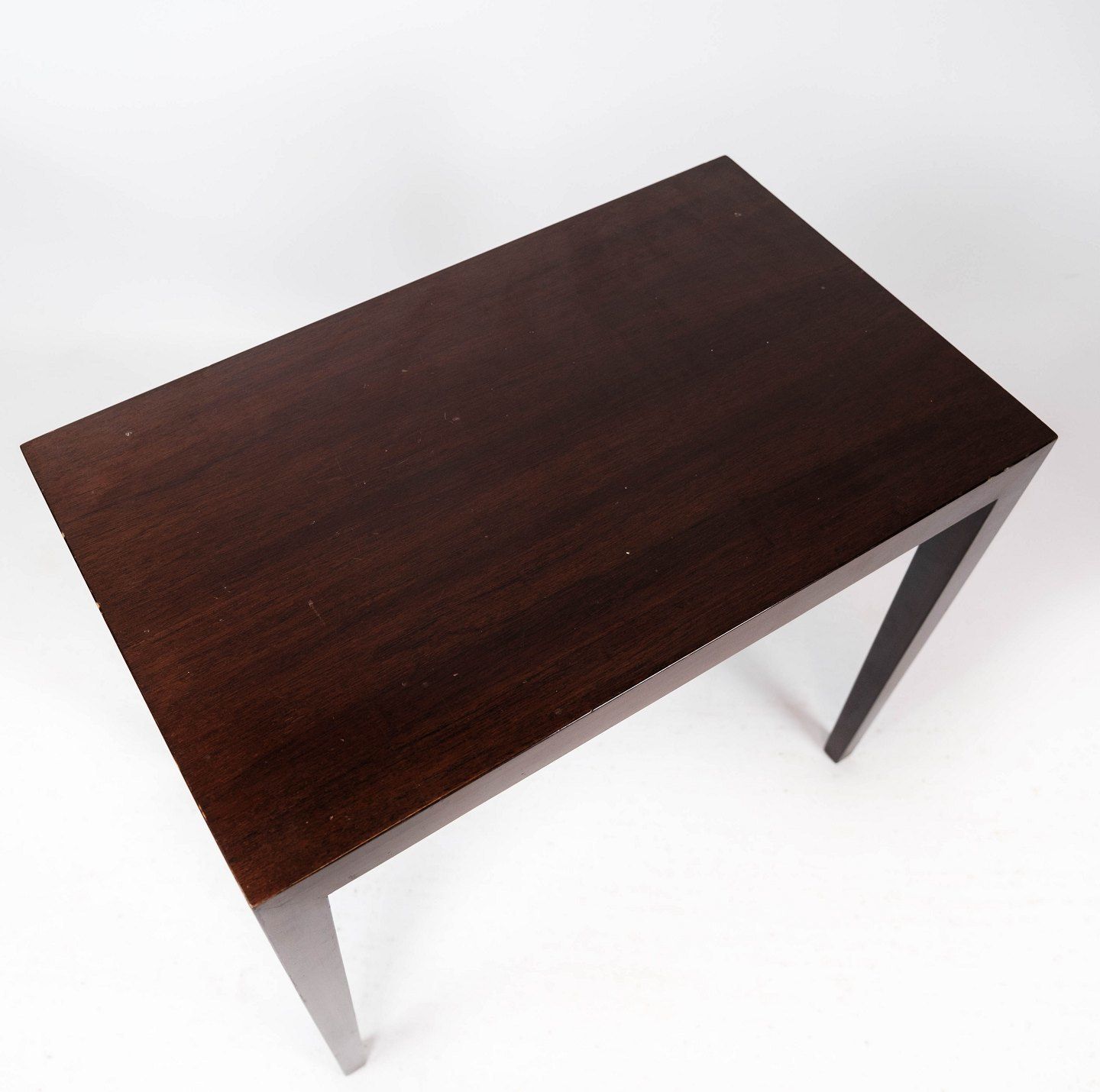 Side Table In Mahogany Designed By Severin Hansen For Haslev Møbelfabrik In The 1960s. photo 395.0