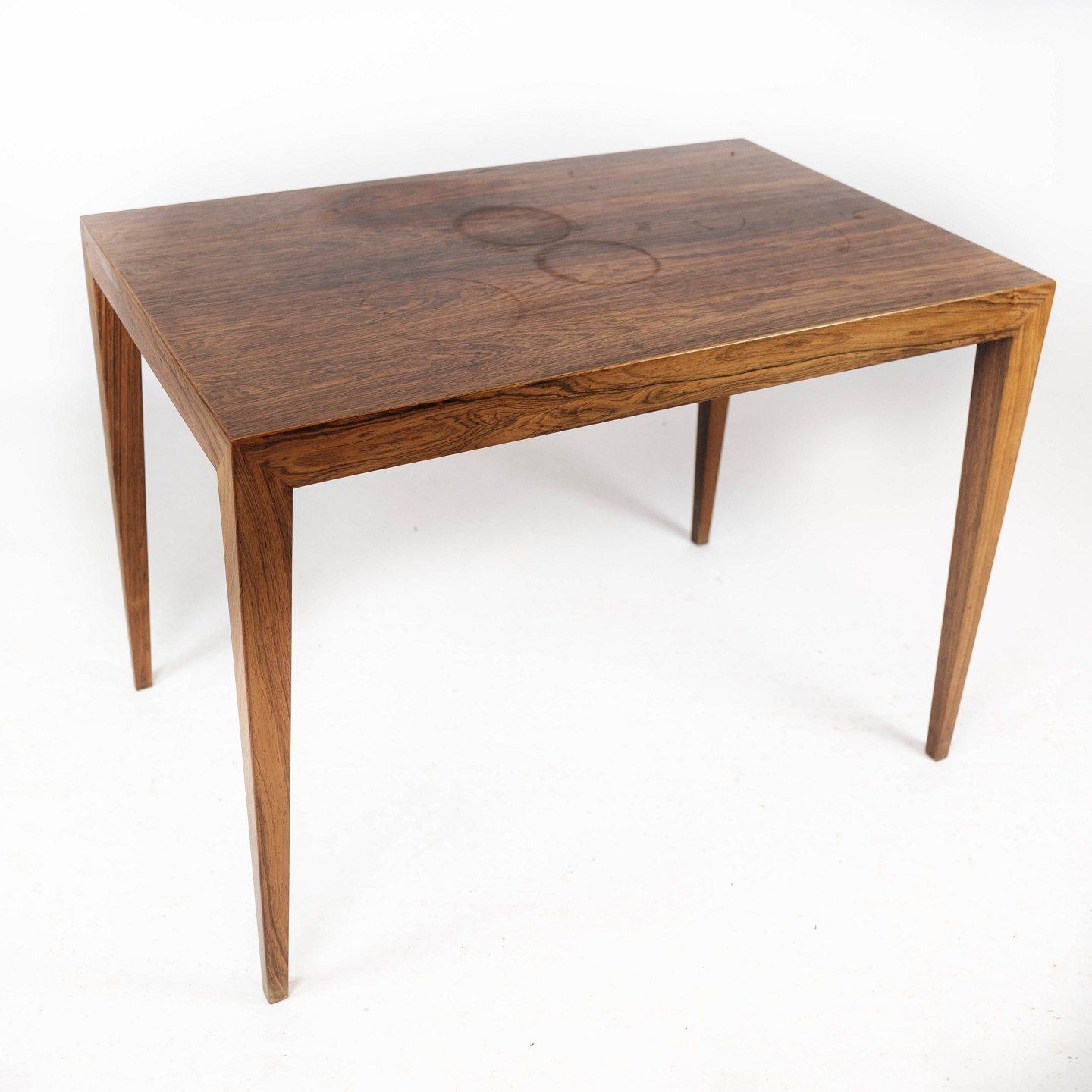 Side Table In Rosewood Designed By Severin Hansen For Haslev Møbelfabrik In The 1960s. photo for sale