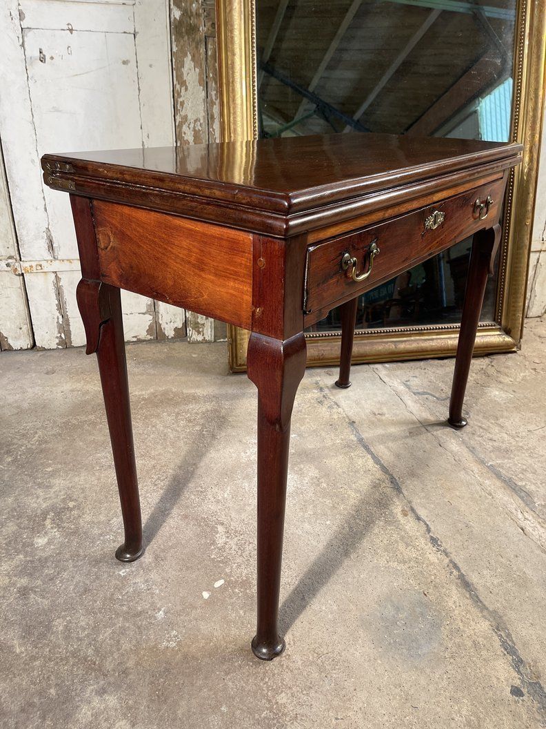 Georgian Cuban Mahogany Card  Extending  Table photo buy