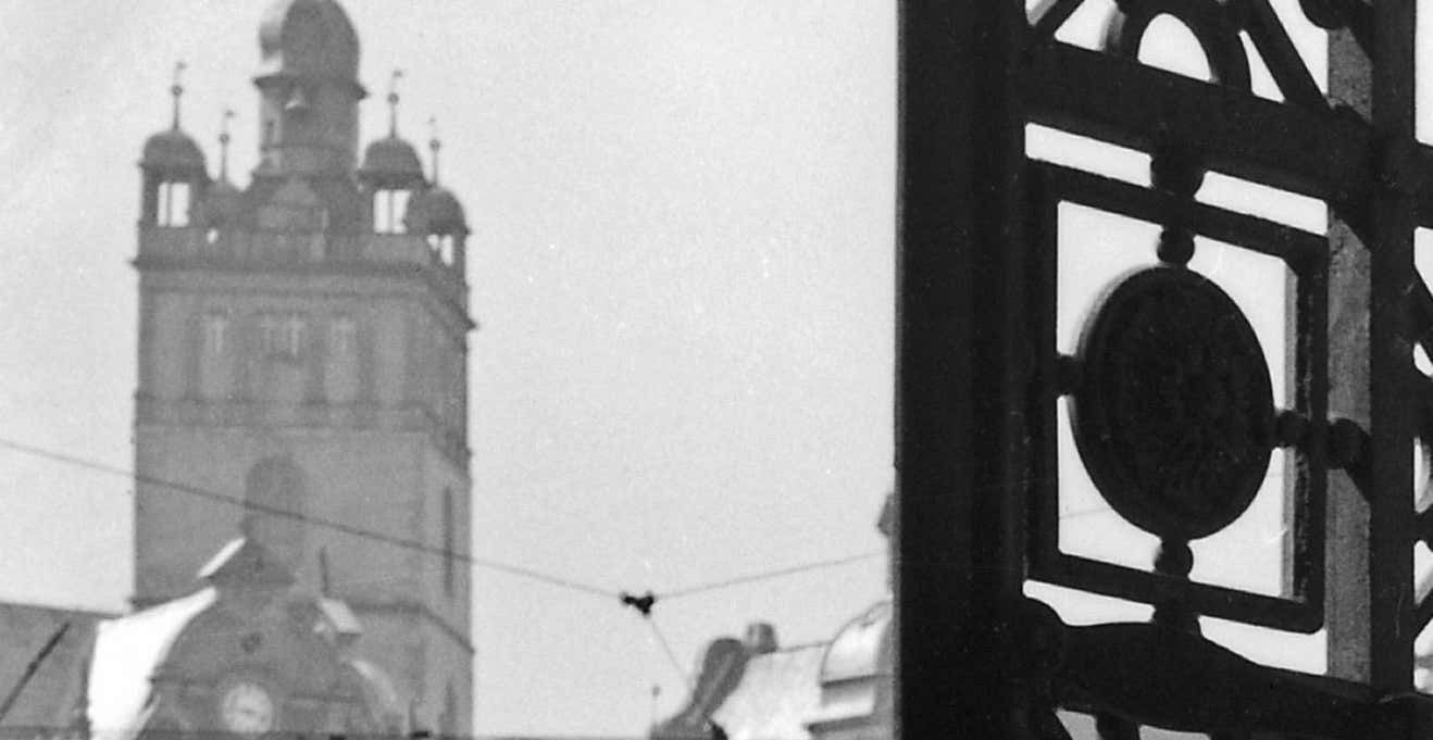Karl Heinrich Lämmel Shadows With Iron Gate Residence Castle Darmstadt, Germany 1938 Printed Later 1938/2021 photo for sale