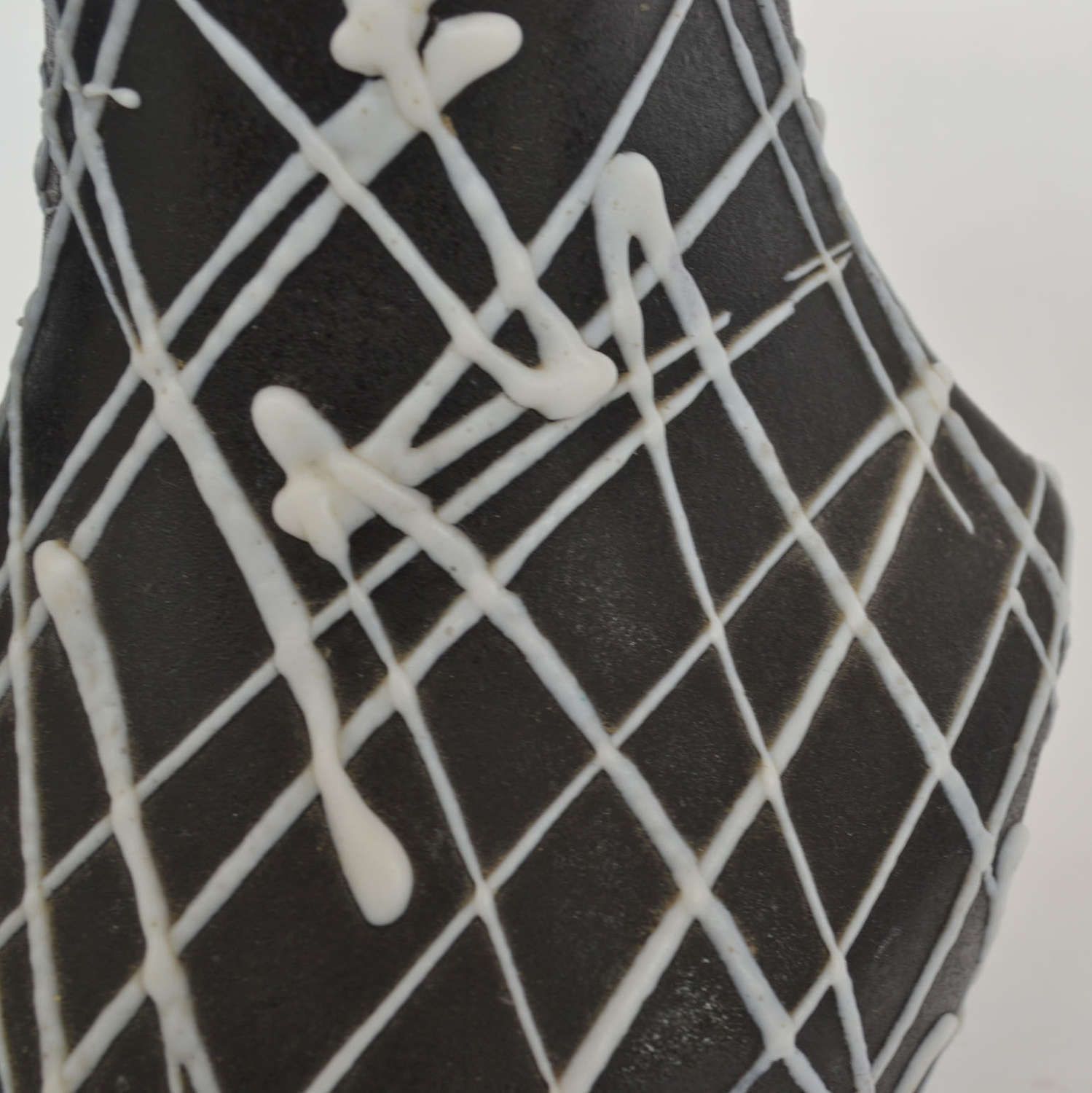 photo furniture Set Of Three Vallauris Ceramic Vases In Black & White