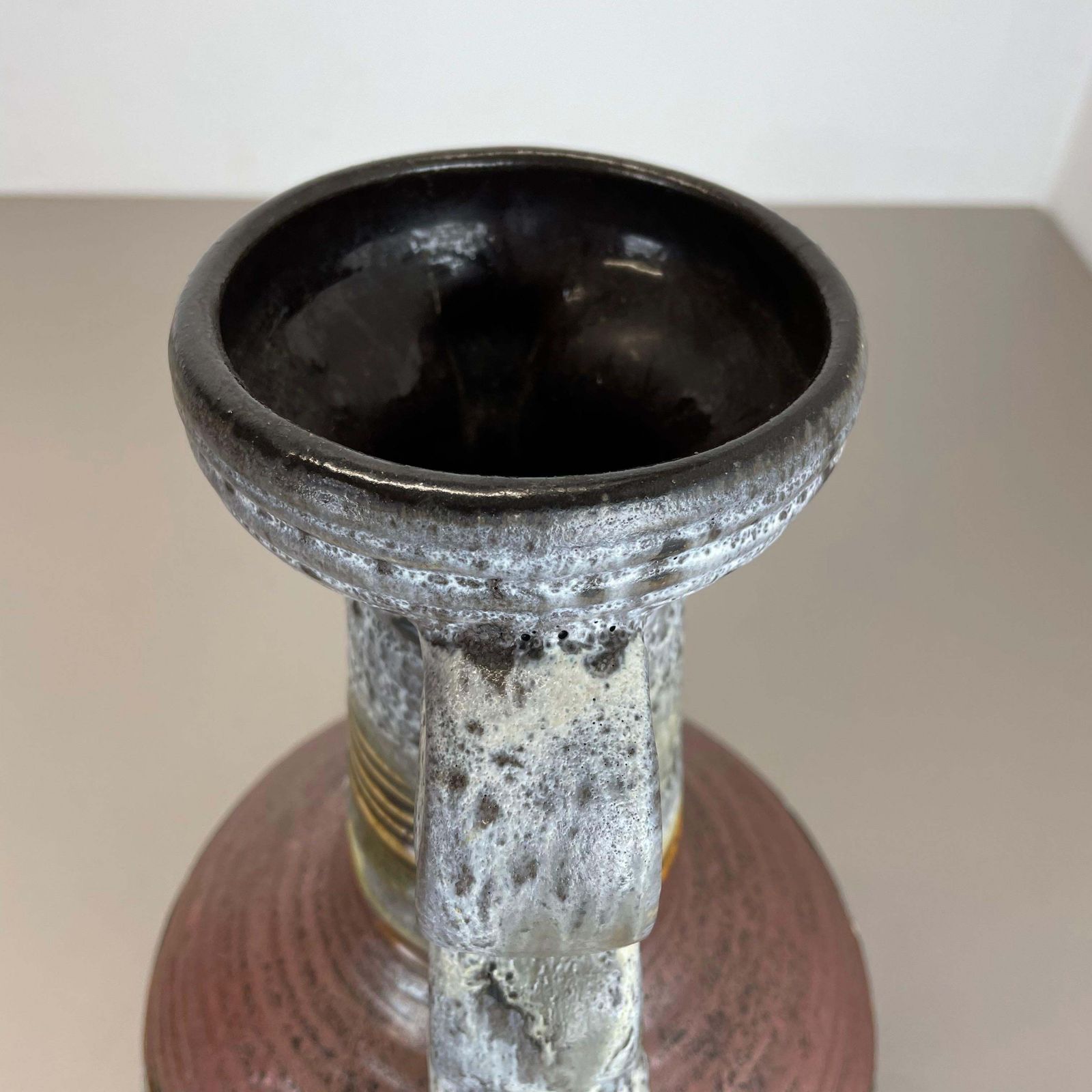 Super Rare Fat Lava Ceramic Pottery Vases By Dümmler And Breiden, Germany, 1970s photo buy