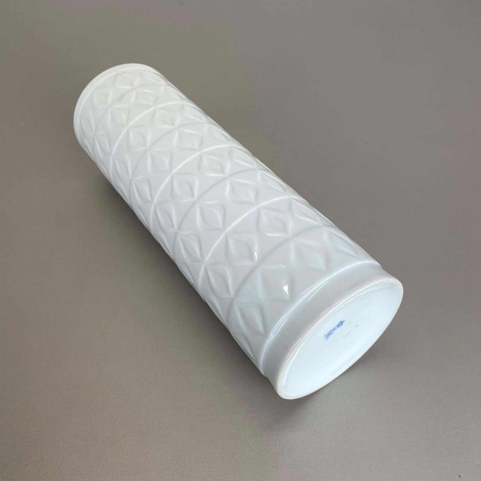 Home Decor Large 1970s Op Art Biscuit Porcelain German Vase Made By Ak Kaiser, Germany photo