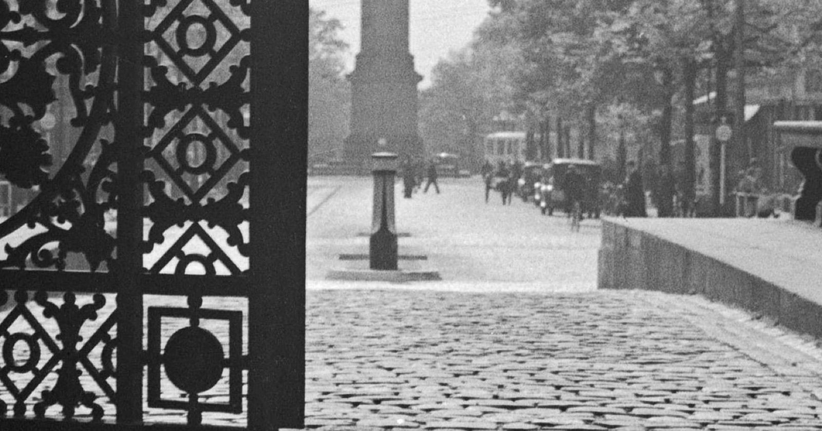 View From Iron Gate Darmstadt Castle To City Life, Germany 1938 Printed Later Karl Heinrich Lämmel photo for sale