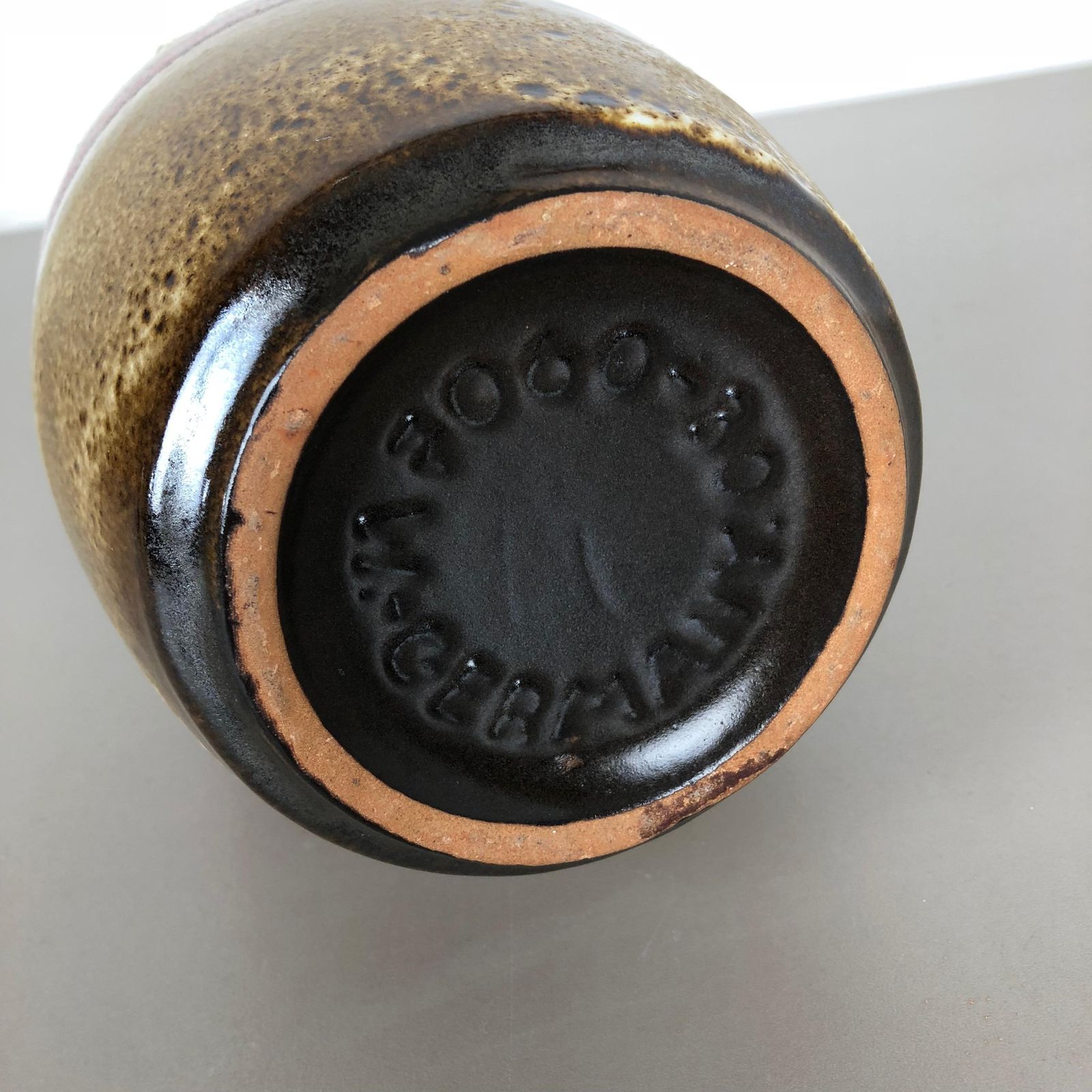 Fat Lava Ceramic Pottery Vase Heinz Siery Carstens Tönnieshof, Germany, 1970s photo buy