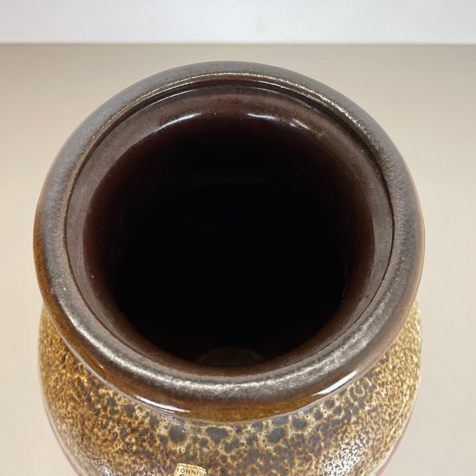 photo furniture Fat Lava Ceramic Pottery Floor Vase Heinz Siery Carstens Tönnieshof Germany 1970
