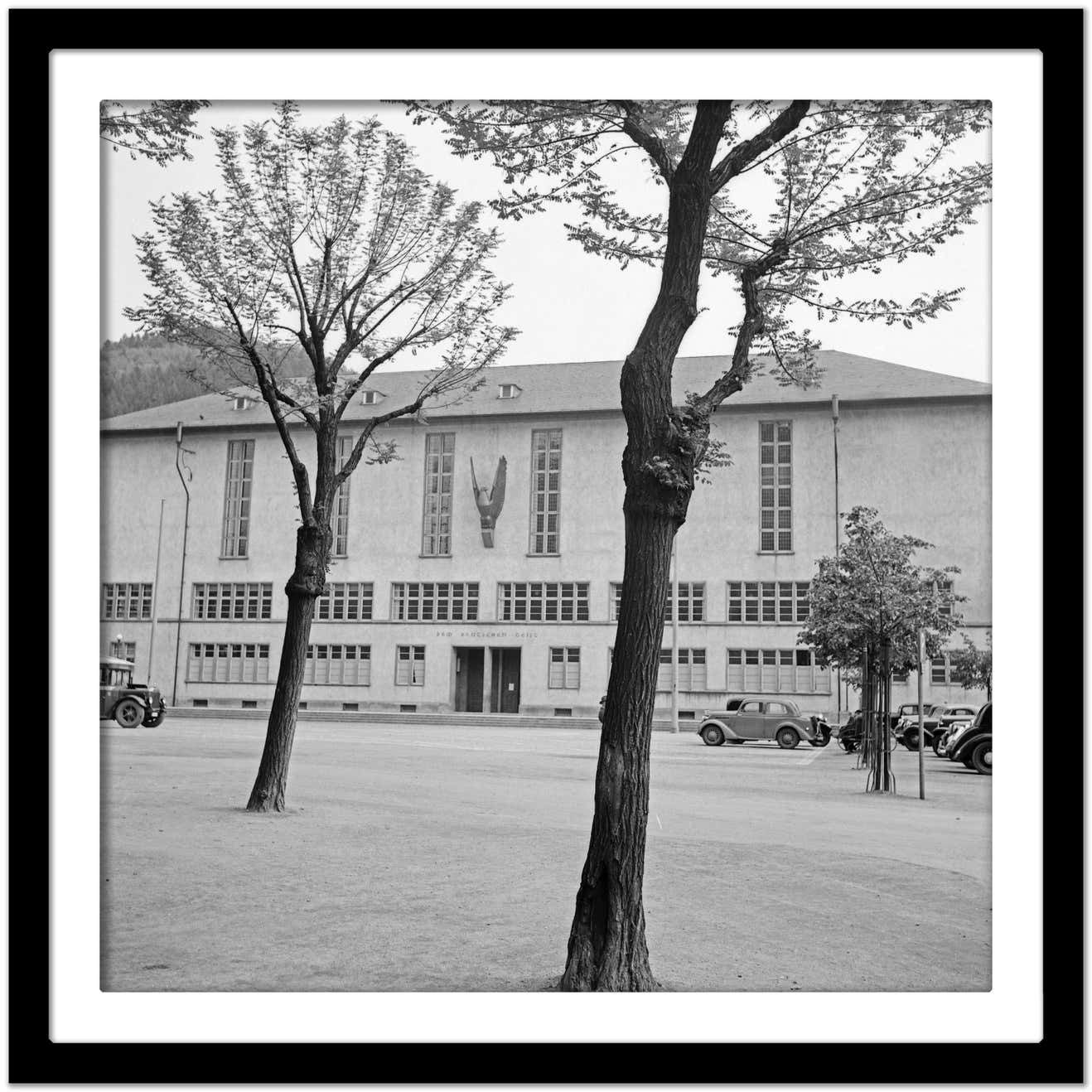 Karl Heinrich Lämmel Building Of Heidelberg University, Germany 1938, Printedlater 1938/2021 photo Art