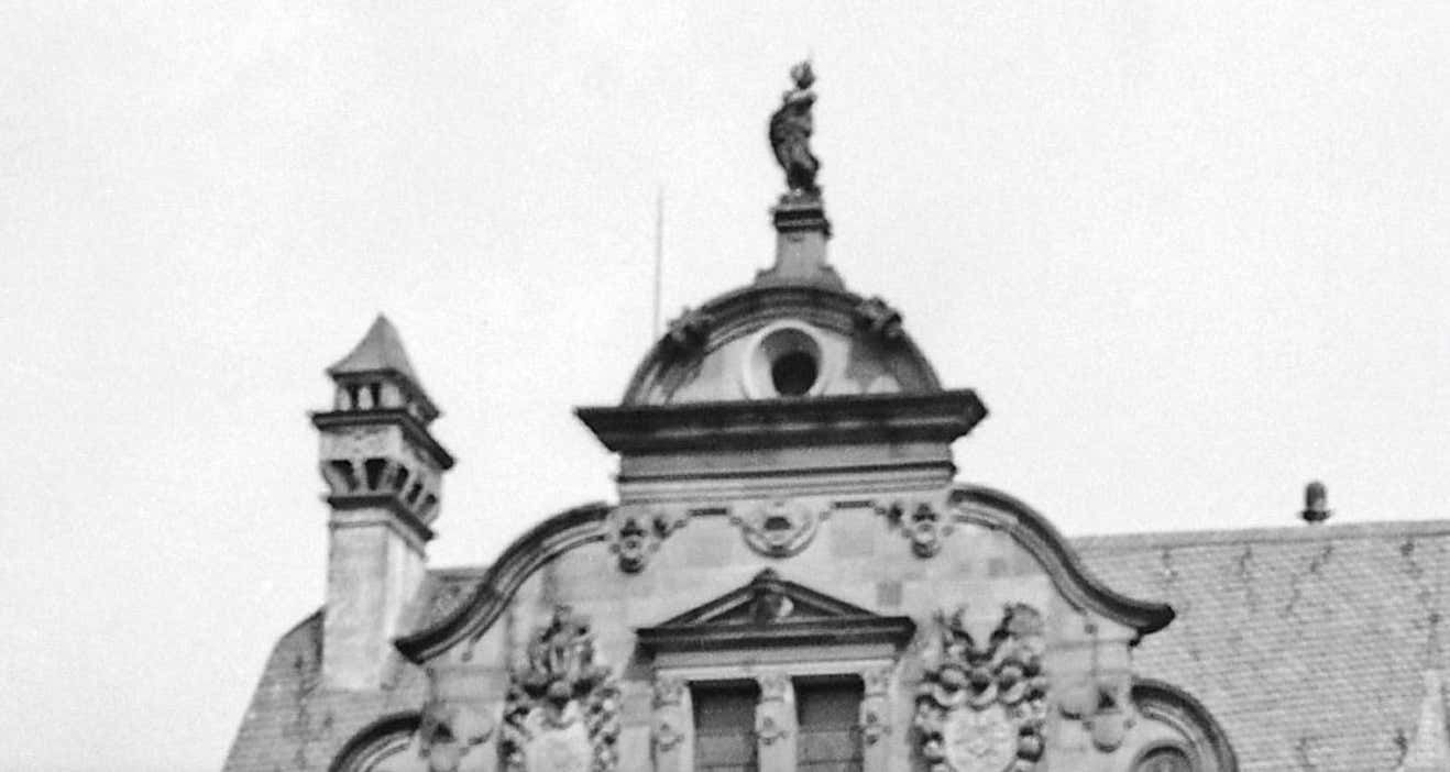 Karl Heinrich Lämmel Friedrichsbau Building At Castle, Heidelberg Germany 1938, Printed Later 1938/2021 photo for sale