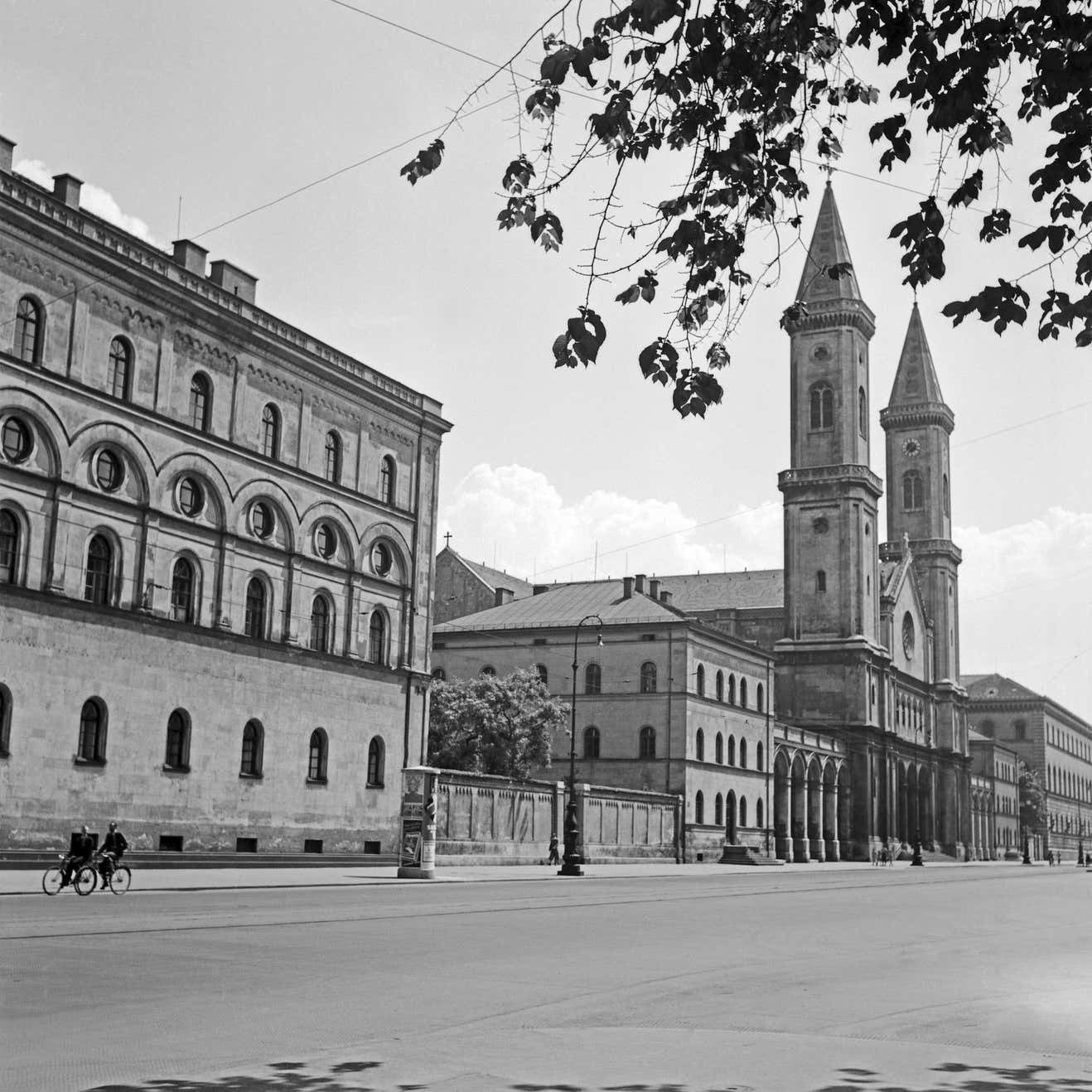 Karl Heinrich Lämmel Roman Catholic St. Ludwig's Church At Munich, Germany 1937, Printed Later 1935/2021