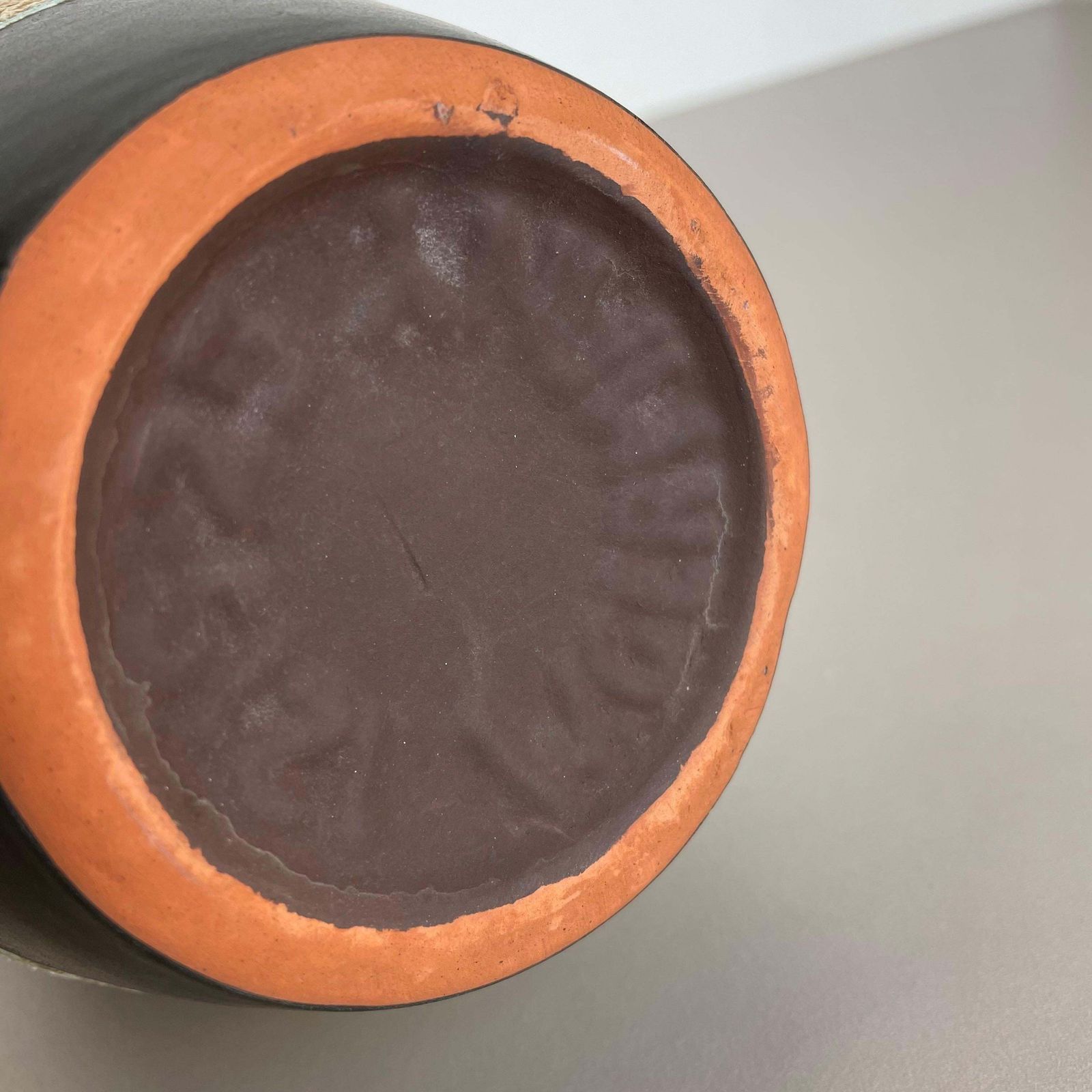 photo buy Fat Lava Ceramic Pottery Vase Heinz Siery Carstens Tönnieshof, Germany, 1960s