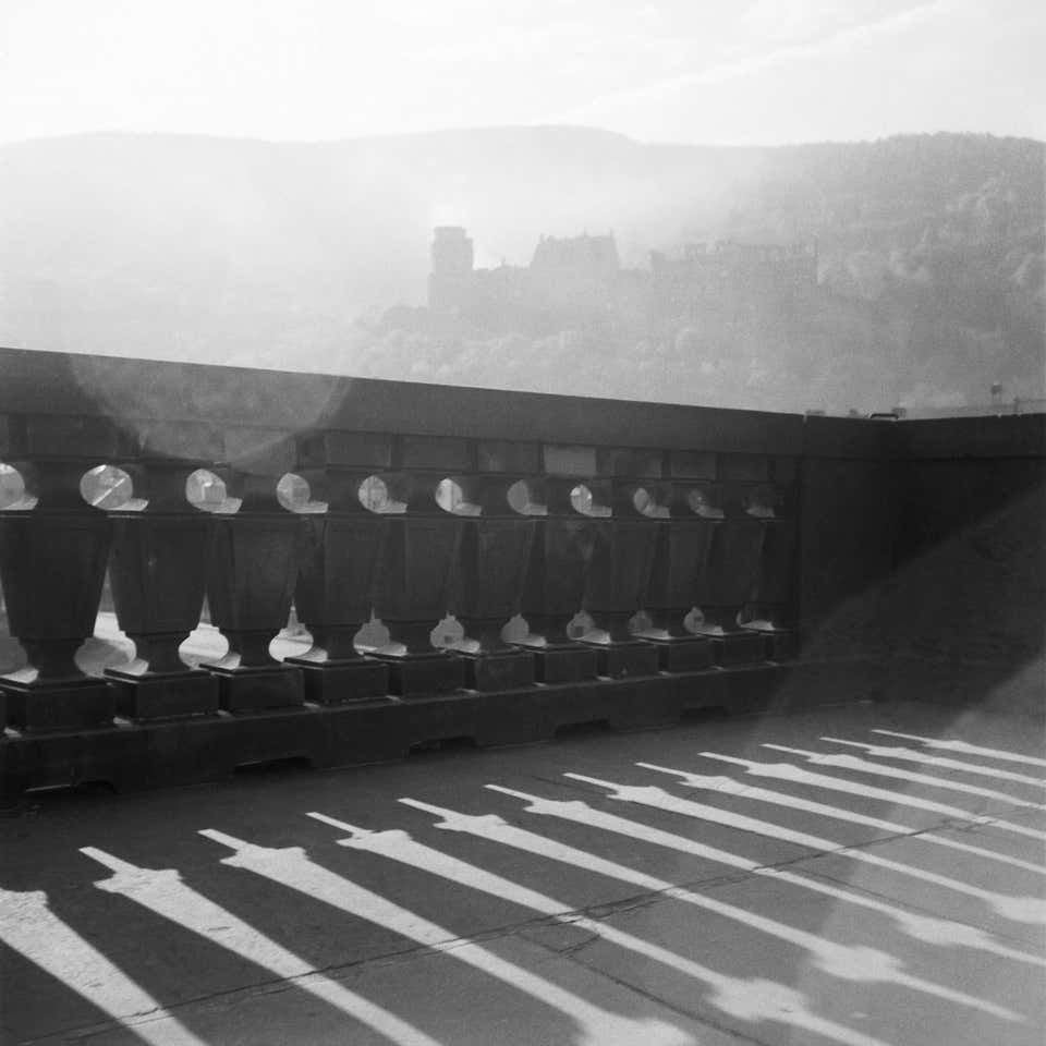 Karl Heinrich Lämmel Misty View To Heidelberg Castle, Germany 1936, Printed Later 1936/2021