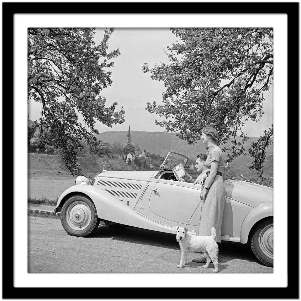 Karl Heinrich Lämmel To Neckargemuend Mercedes Benz Car Near Heidelberg, Germany 1936, Printed Later 1936/2021 photo Art