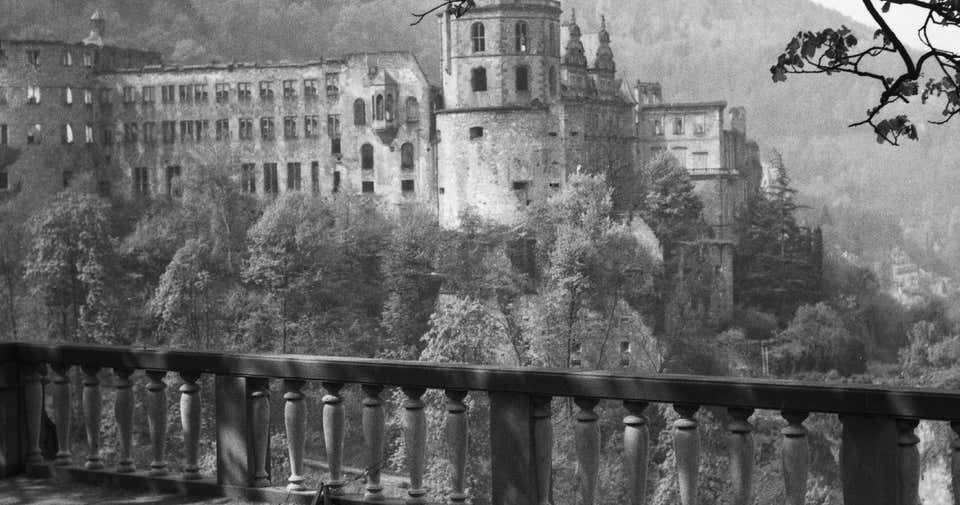 Karl Heinrich Lämmel View To The Heidelberg Castle, Germany 1938, Printed Later 1938/2021 photo furniture