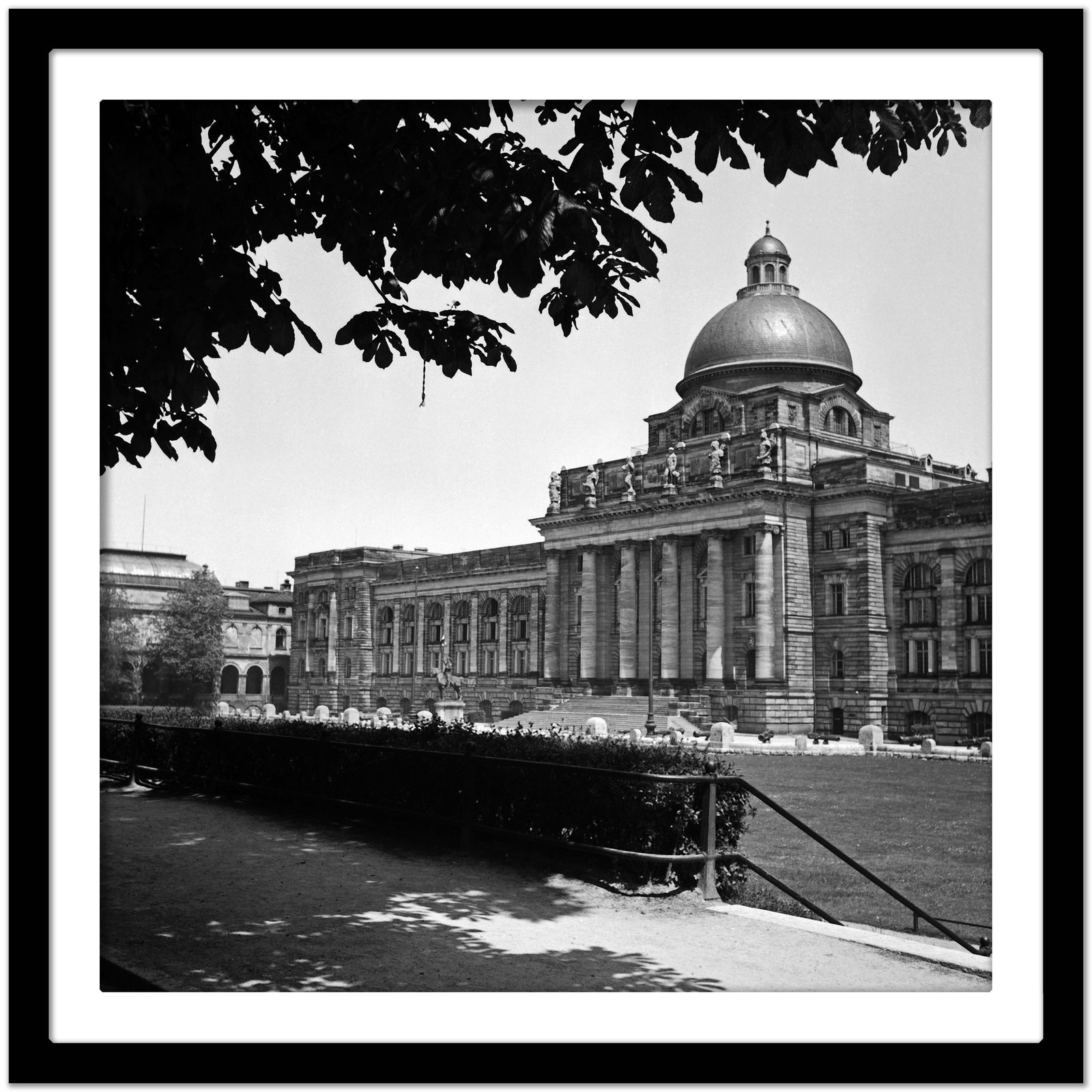 Karl Heinrich Lämmel Army Museum At Hofgarten Square, Munich Germany 1937, Printed Later 1937/2021 photo Art